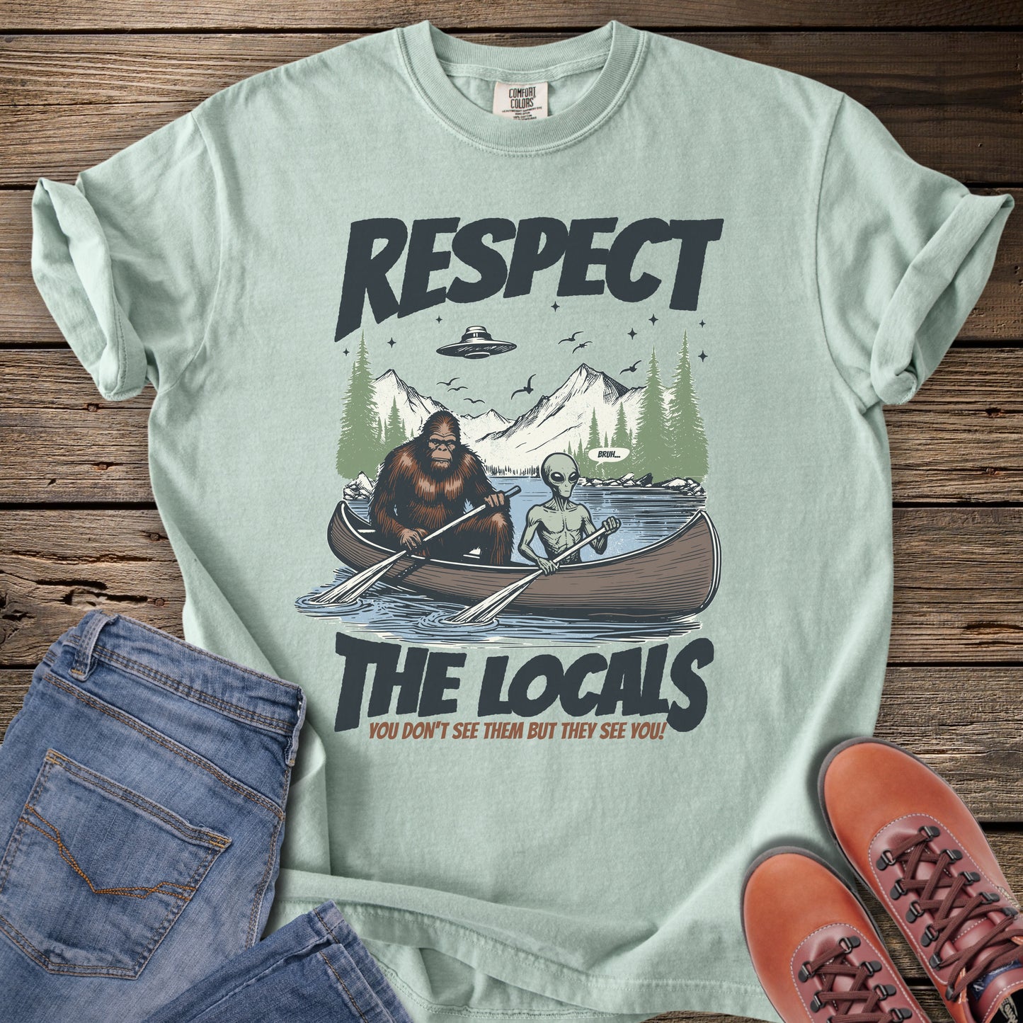 Respect the Locals Cryptids T-Shirt