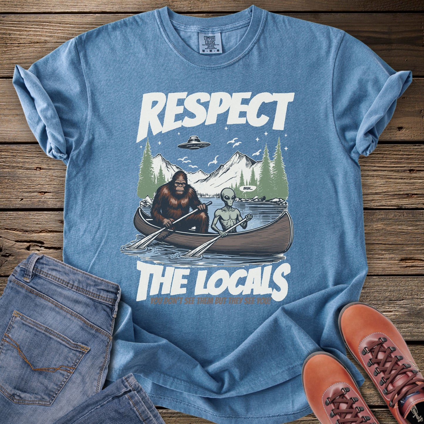 Respect the Locals Cryptids T-Shirt
