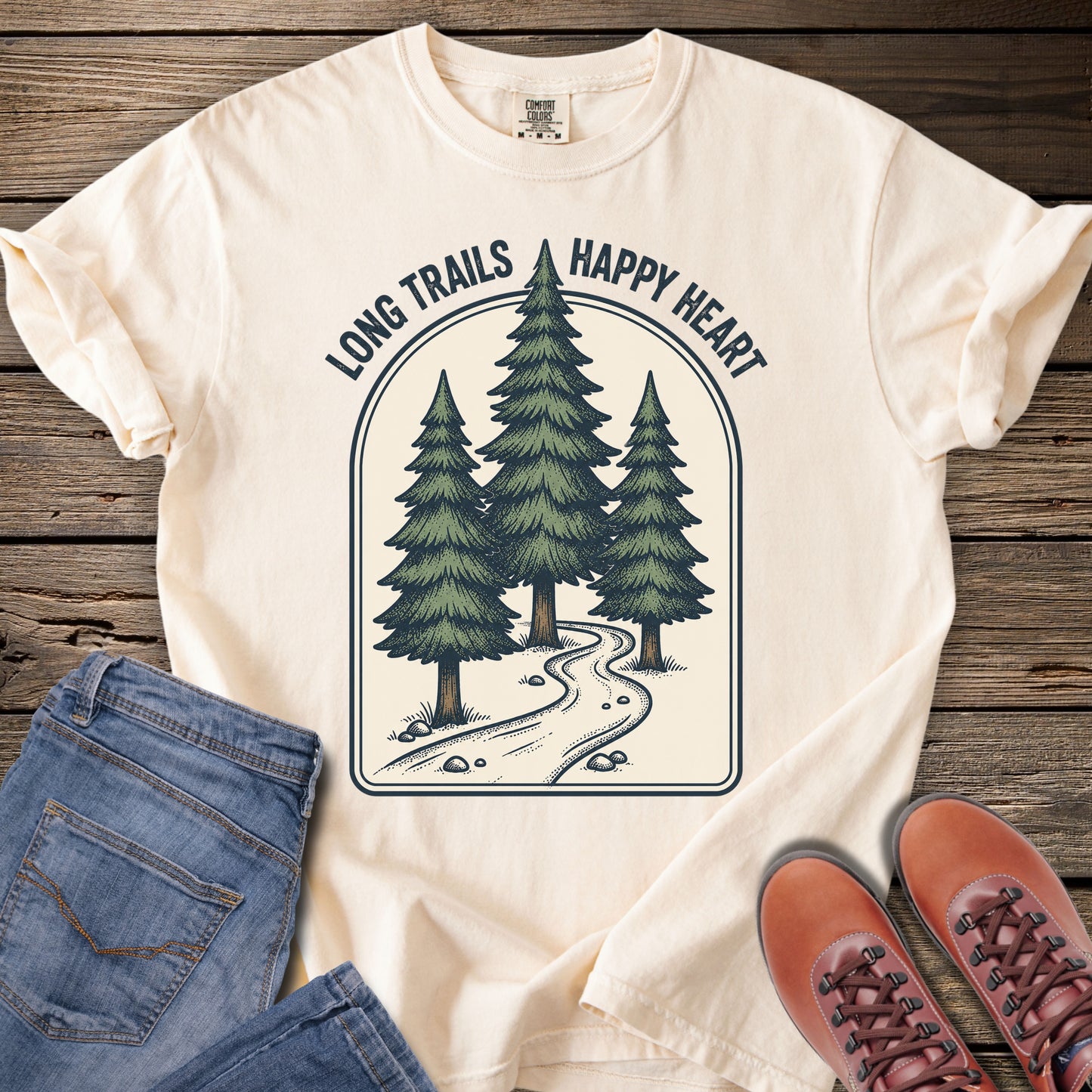 Long Trails, Happy Heart T-Shirt