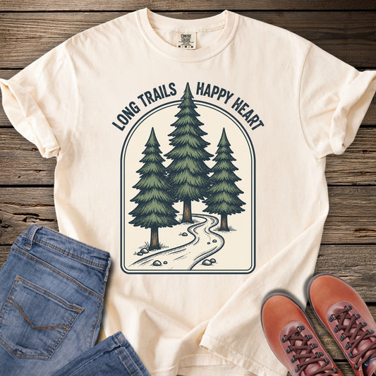 Long Trails, Happy Heart T-Shirt