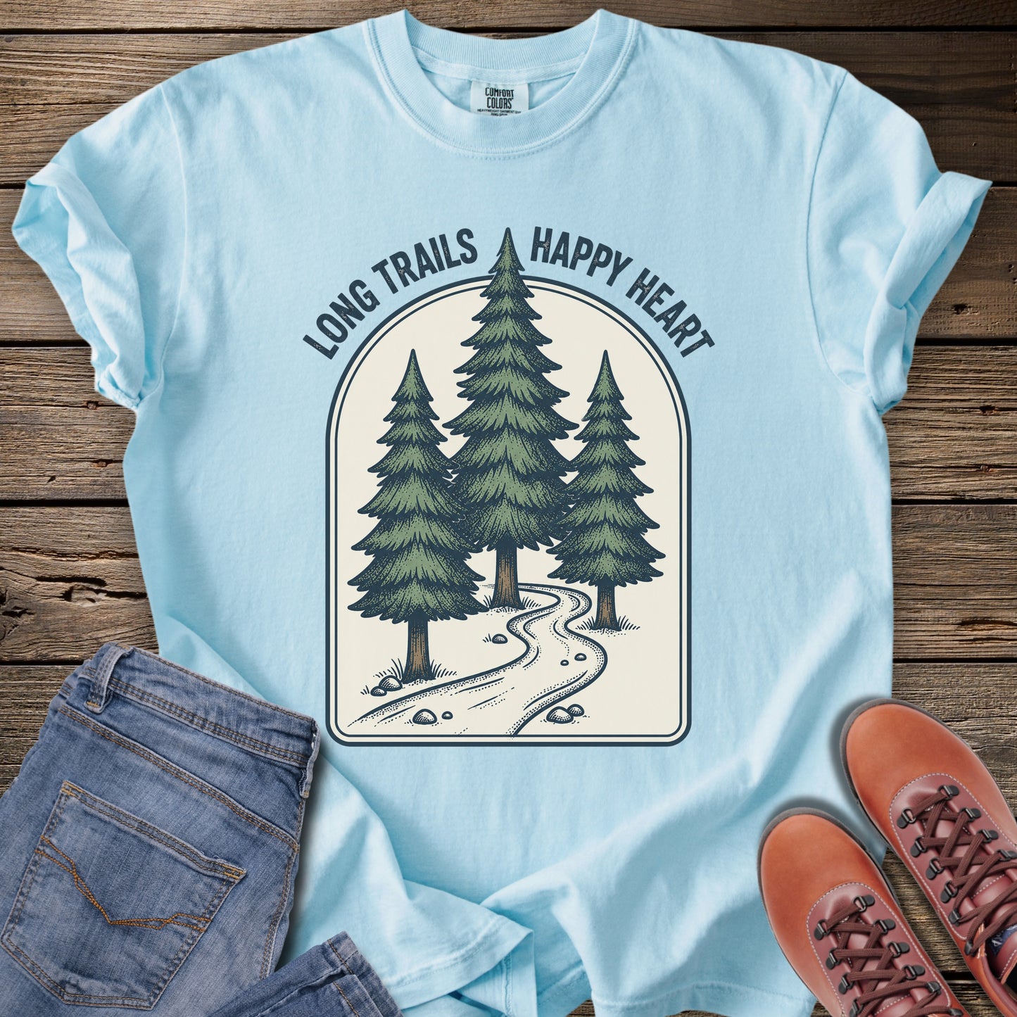 Long Trails, Happy Heart T-Shirt