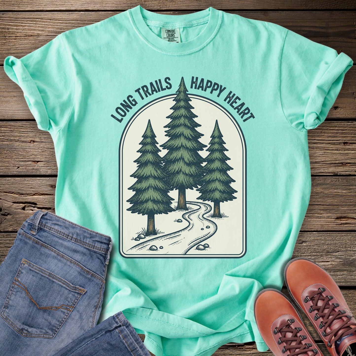 Long Trails, Happy Heart T-Shirt