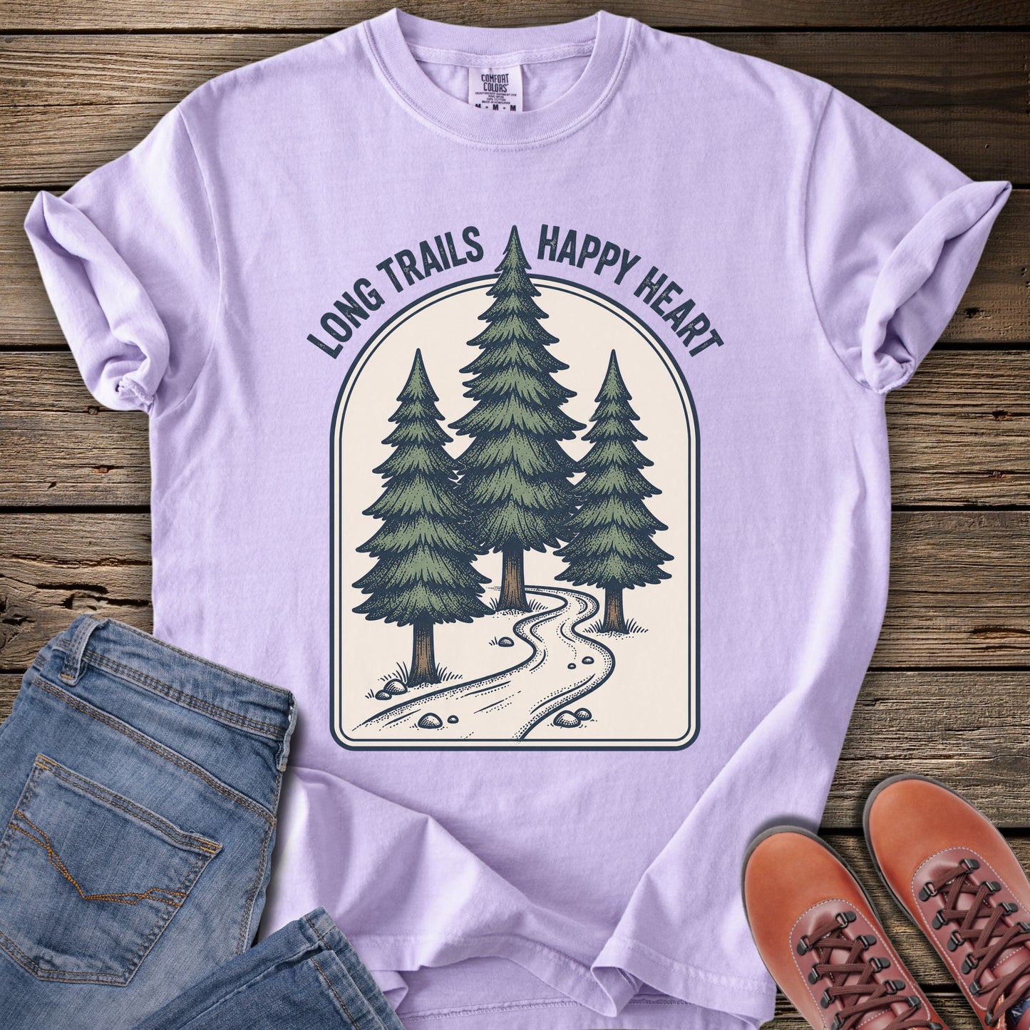 Long Trails, Happy Heart T-Shirt