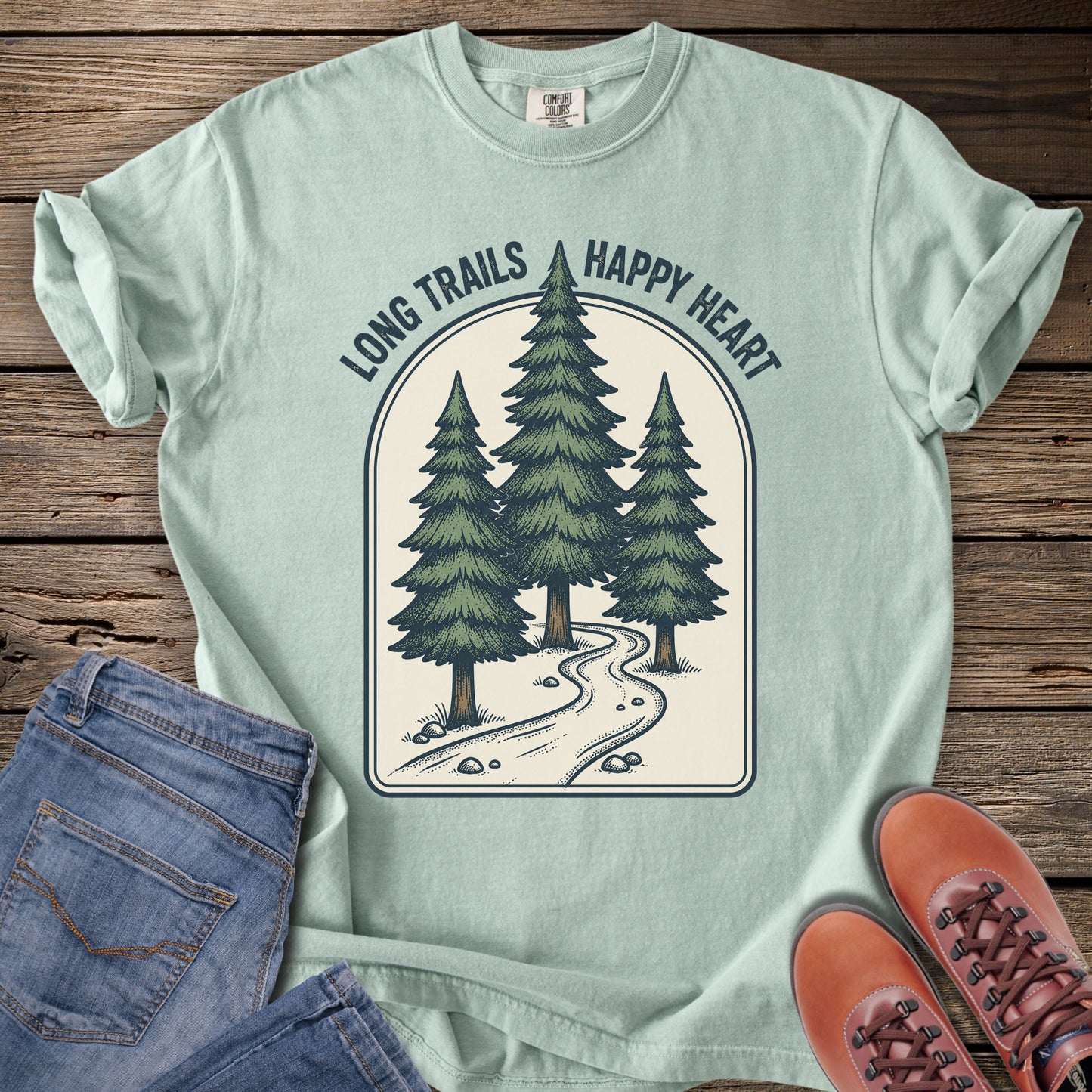 Long Trails, Happy Heart T-Shirt