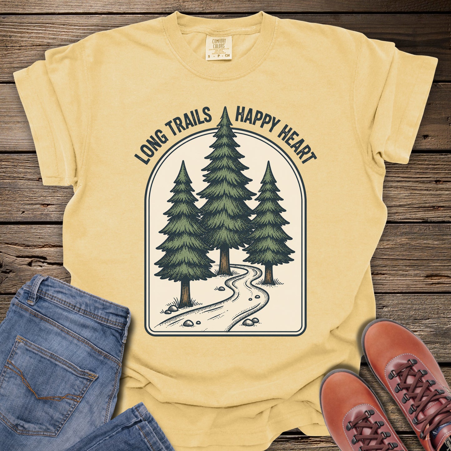 Long Trails, Happy Heart T-Shirt