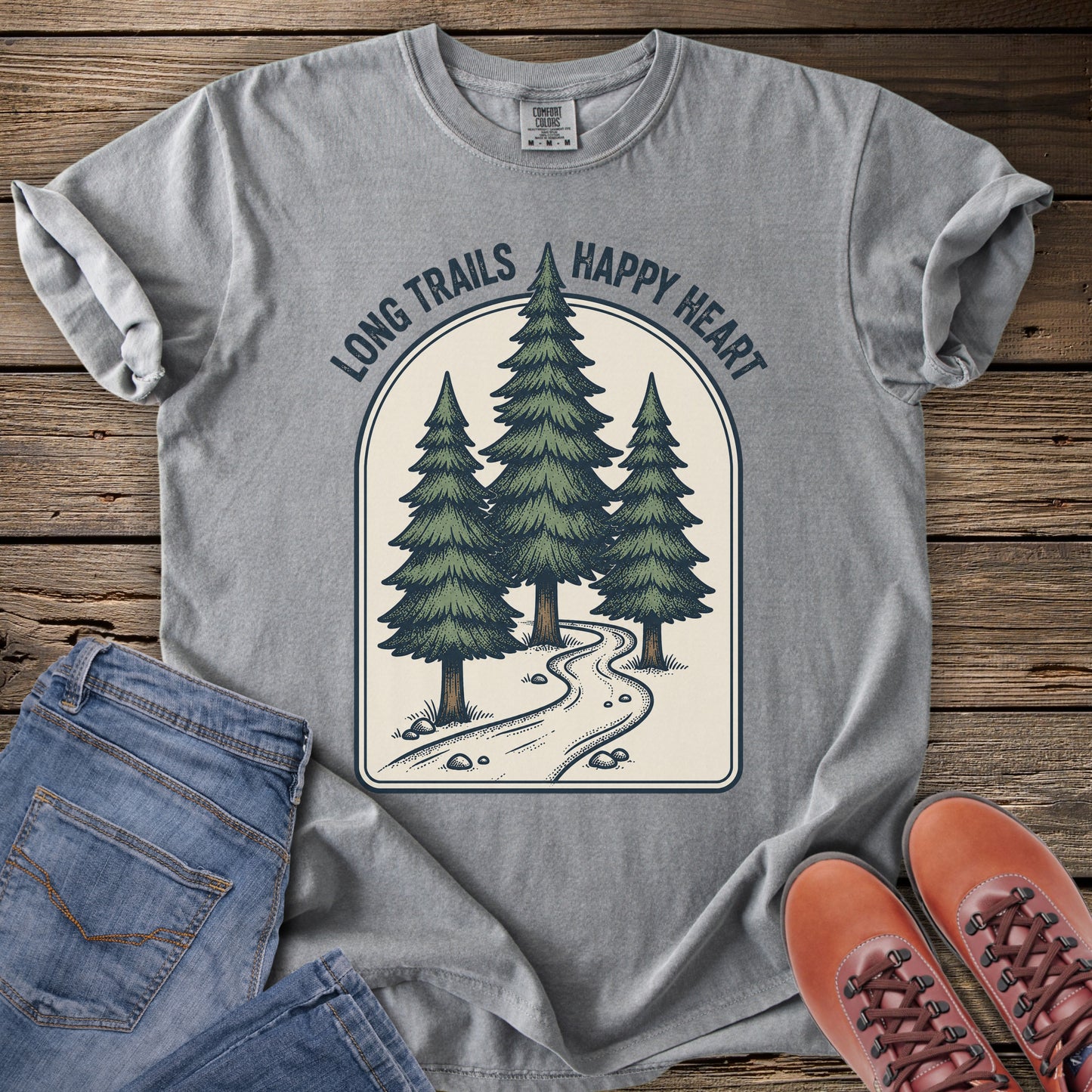 Long Trails, Happy Heart T-Shirt