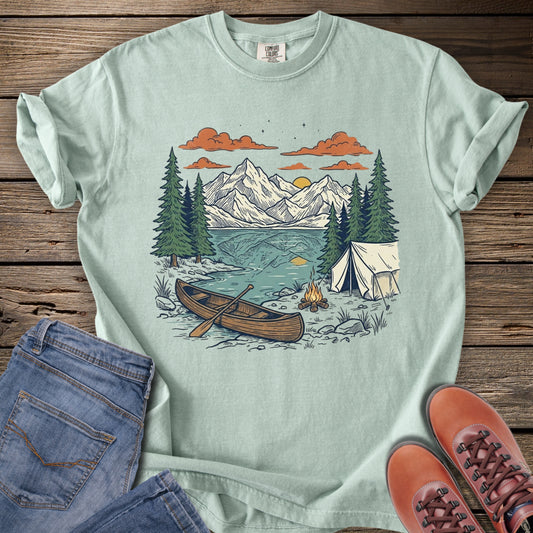 Mountain Canoe Outdoor Adventure T-Shirt
