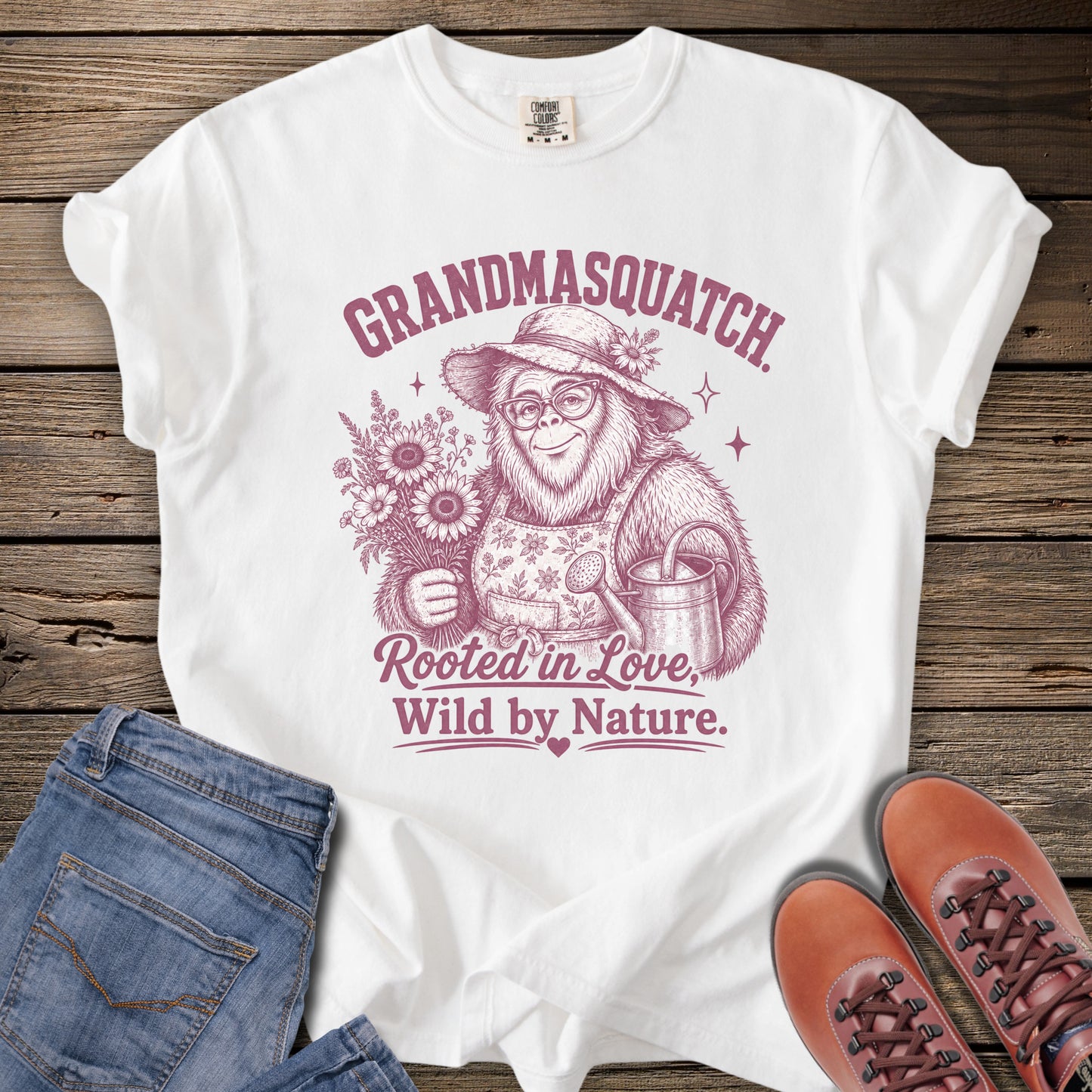 Grandmasquatch Rooted in Love T-Shirt