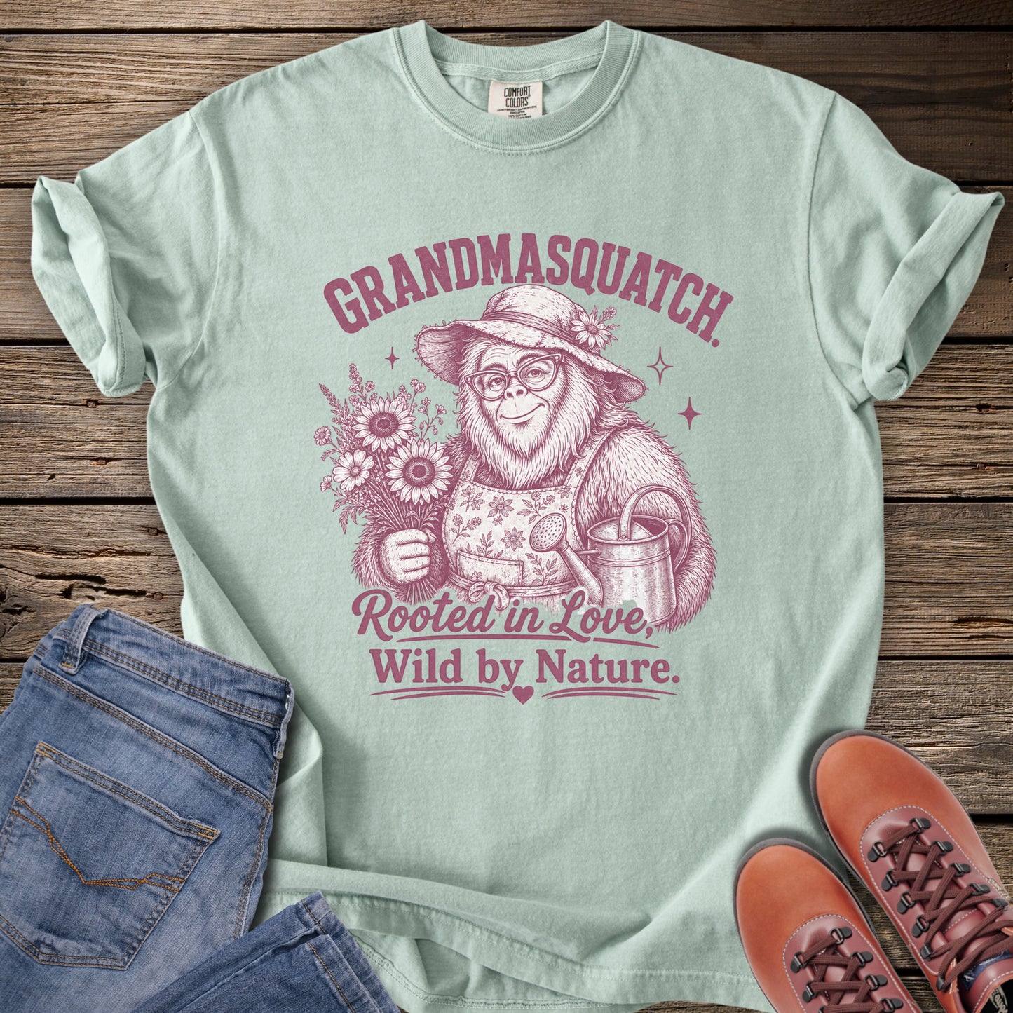 Grandmasquatch Rooted in Love T-Shirt
