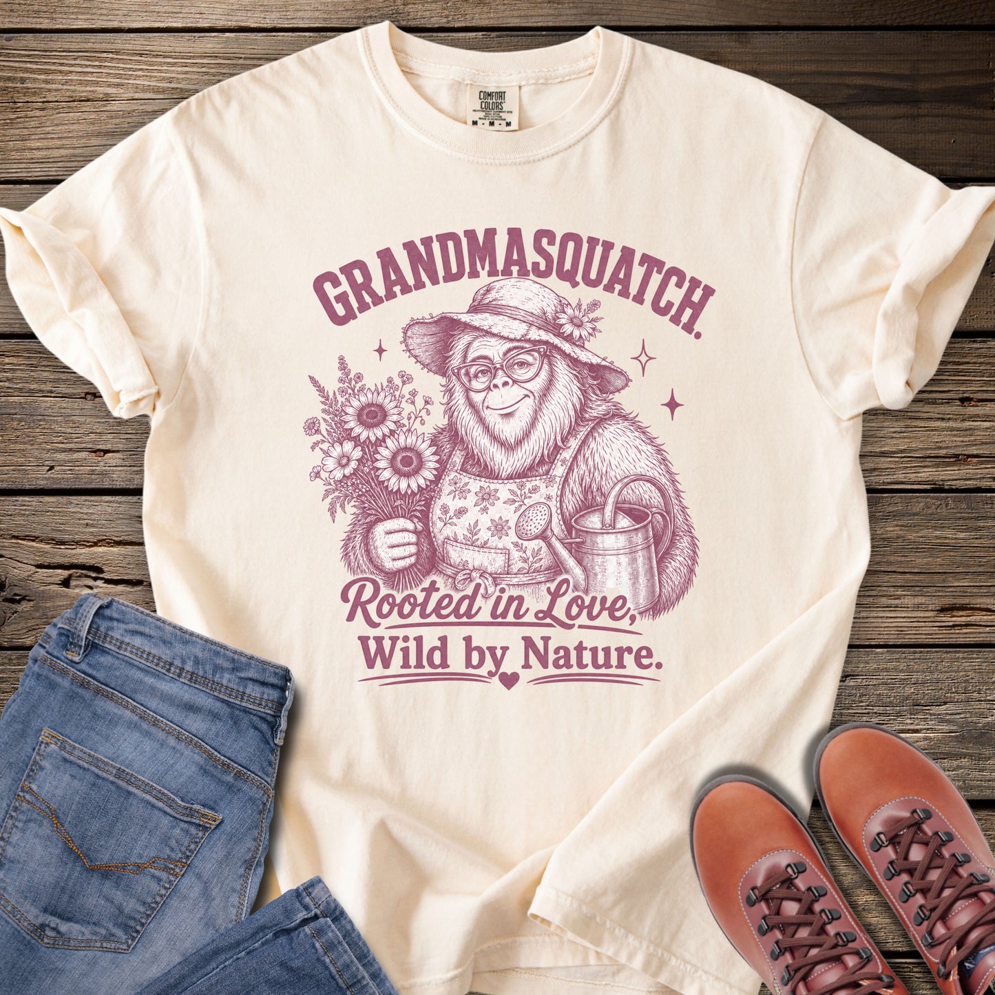 Grandmasquatch Rooted in Love T-Shirt