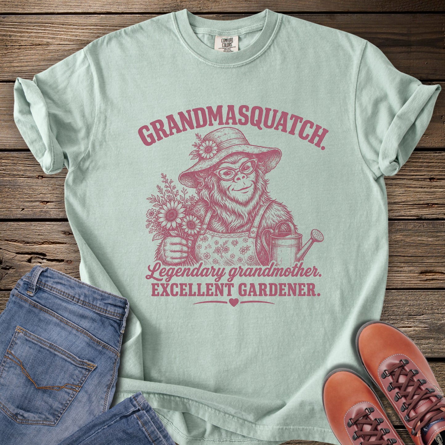Grandmasquatch Gardener T-Shirt