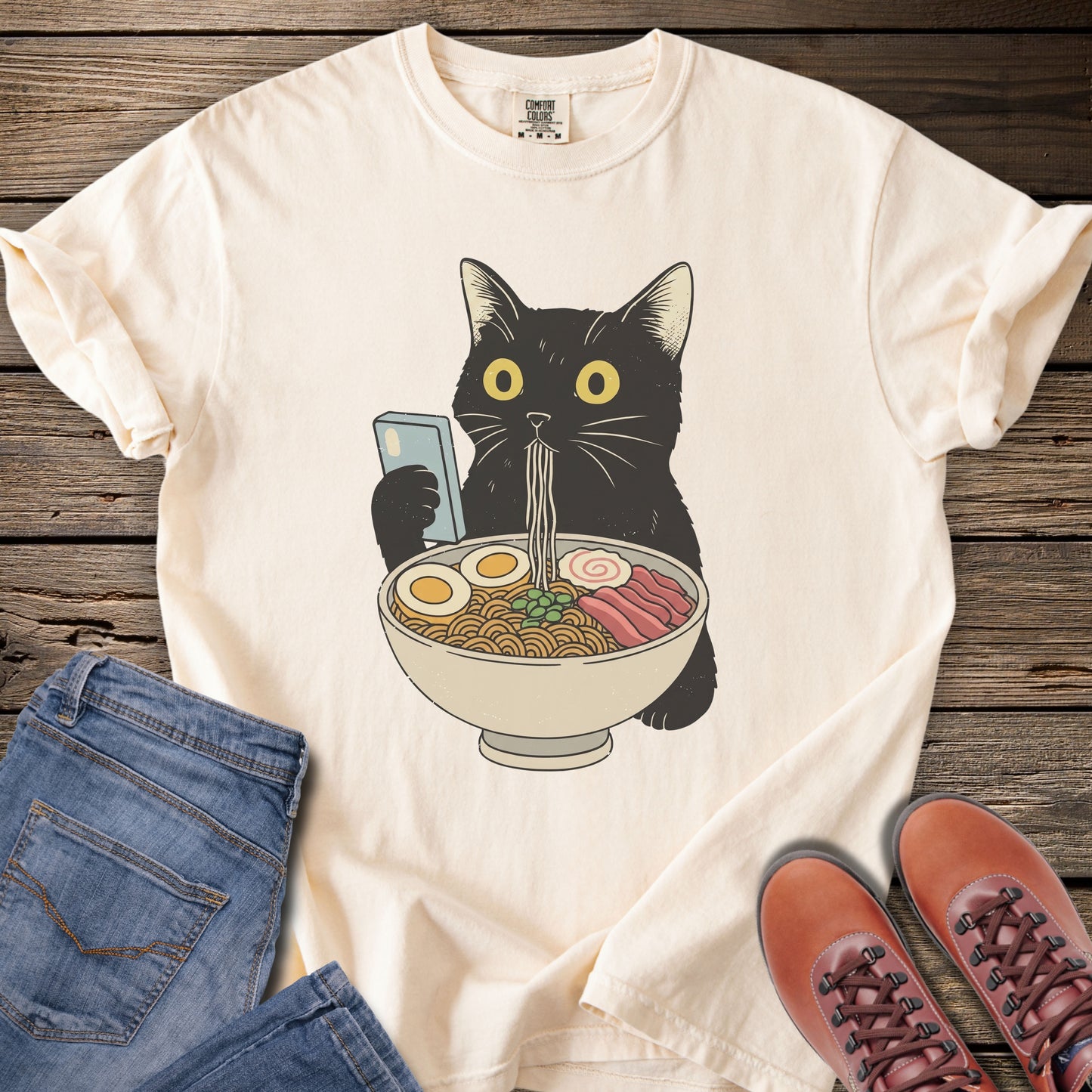 Ramen Cat T‑Shirt