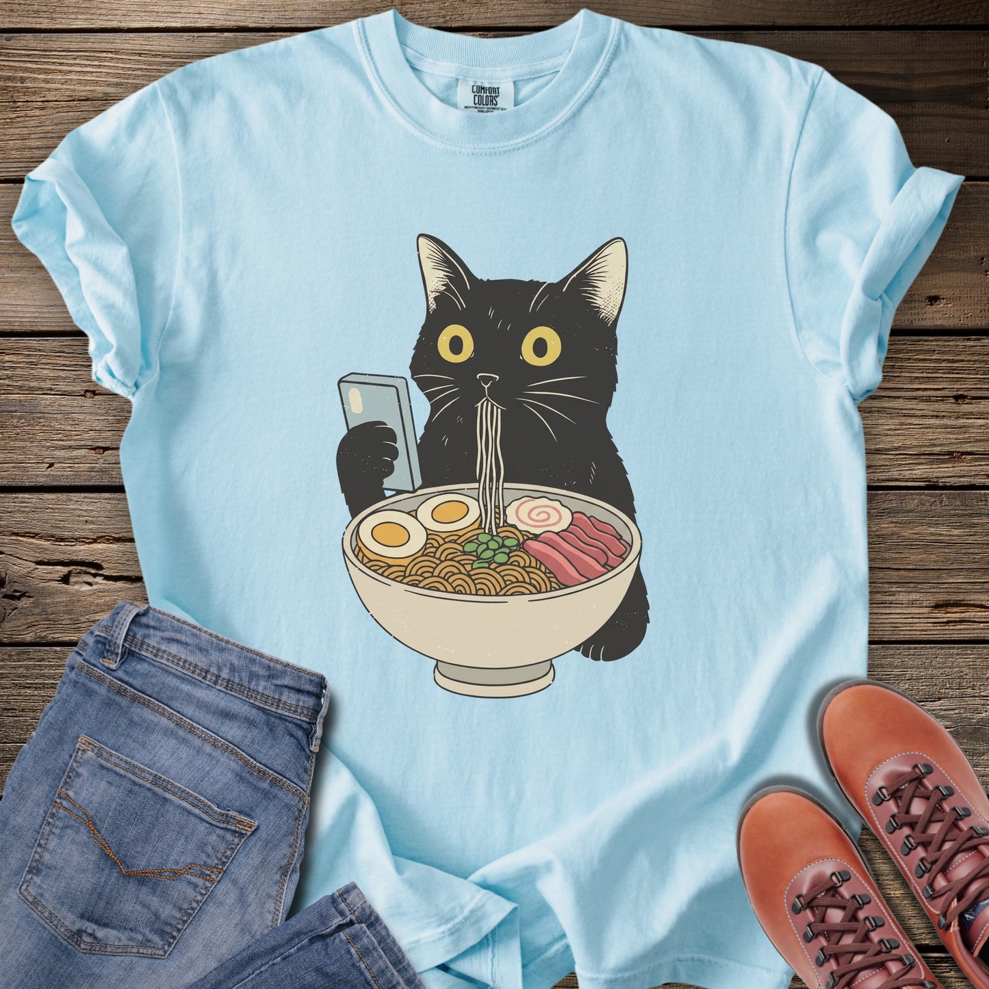 Ramen Cat T‑Shirt