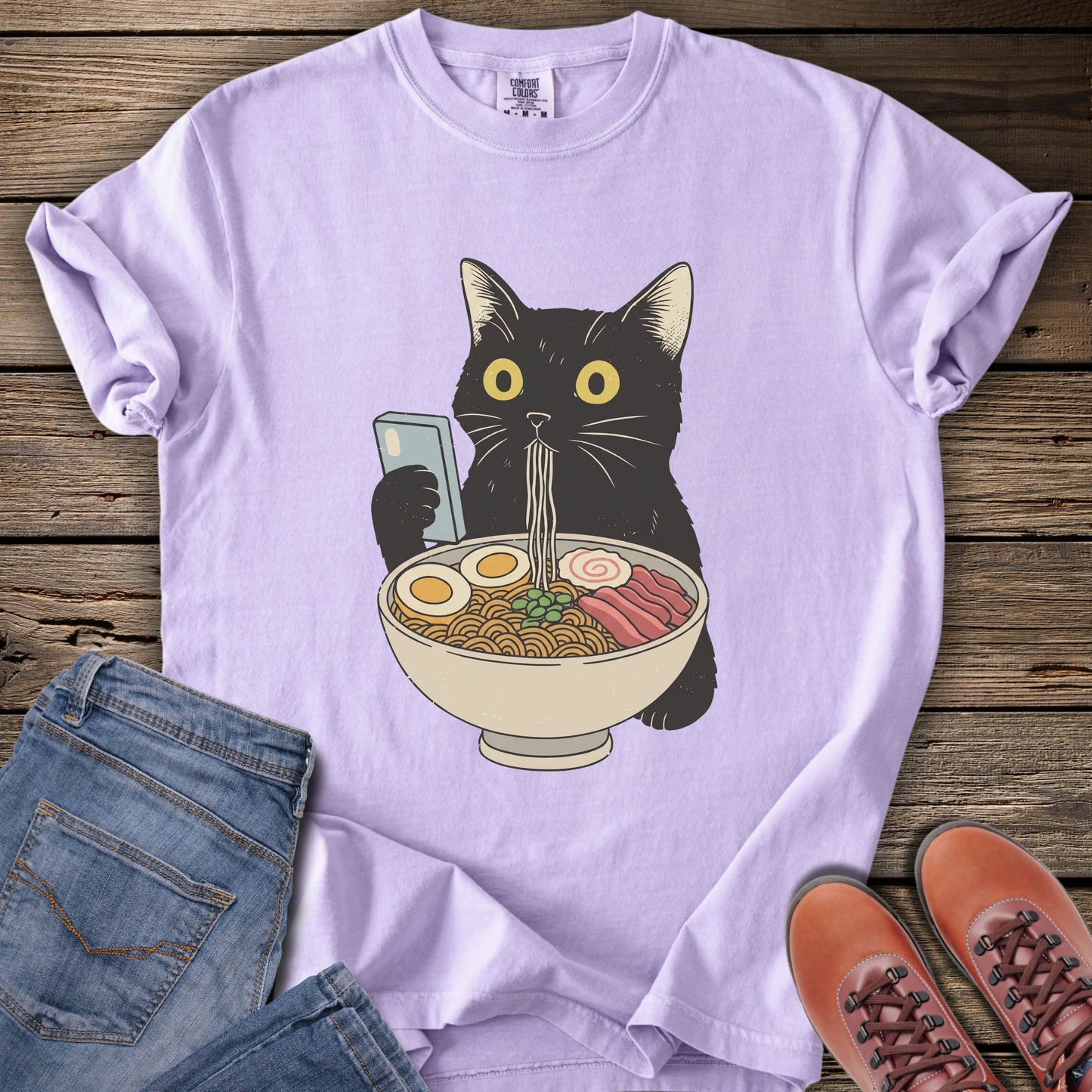 Ramen Cat T‑Shirt