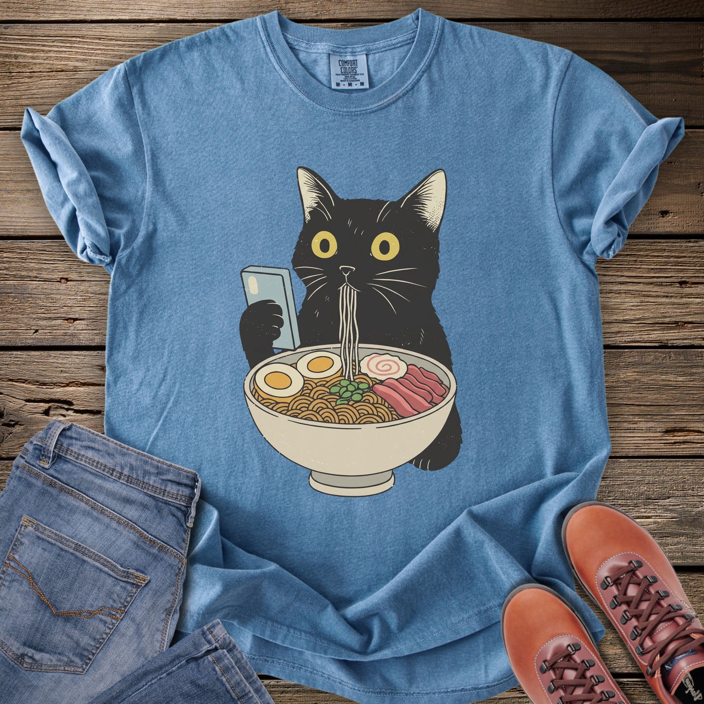 Ramen Cat T‑Shirt