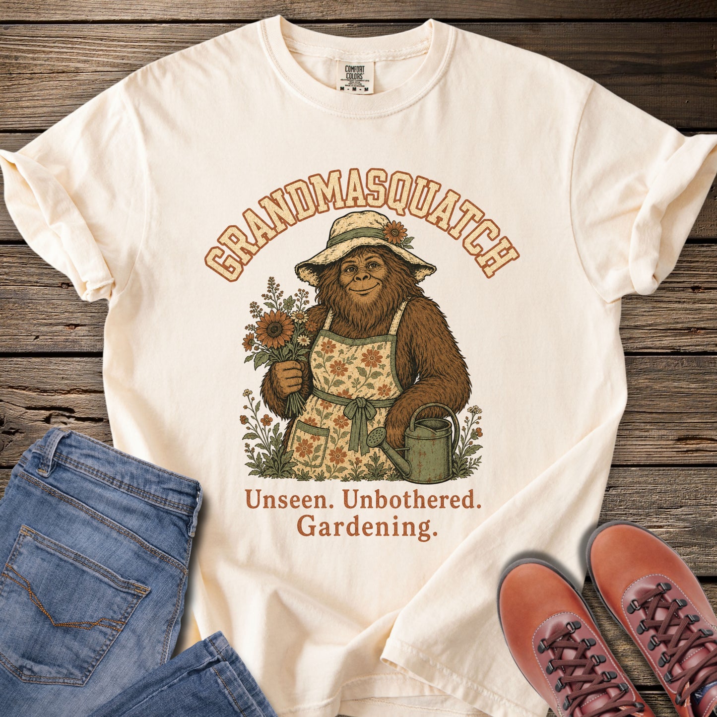 Grandmasquatch Gardening T-Shirt