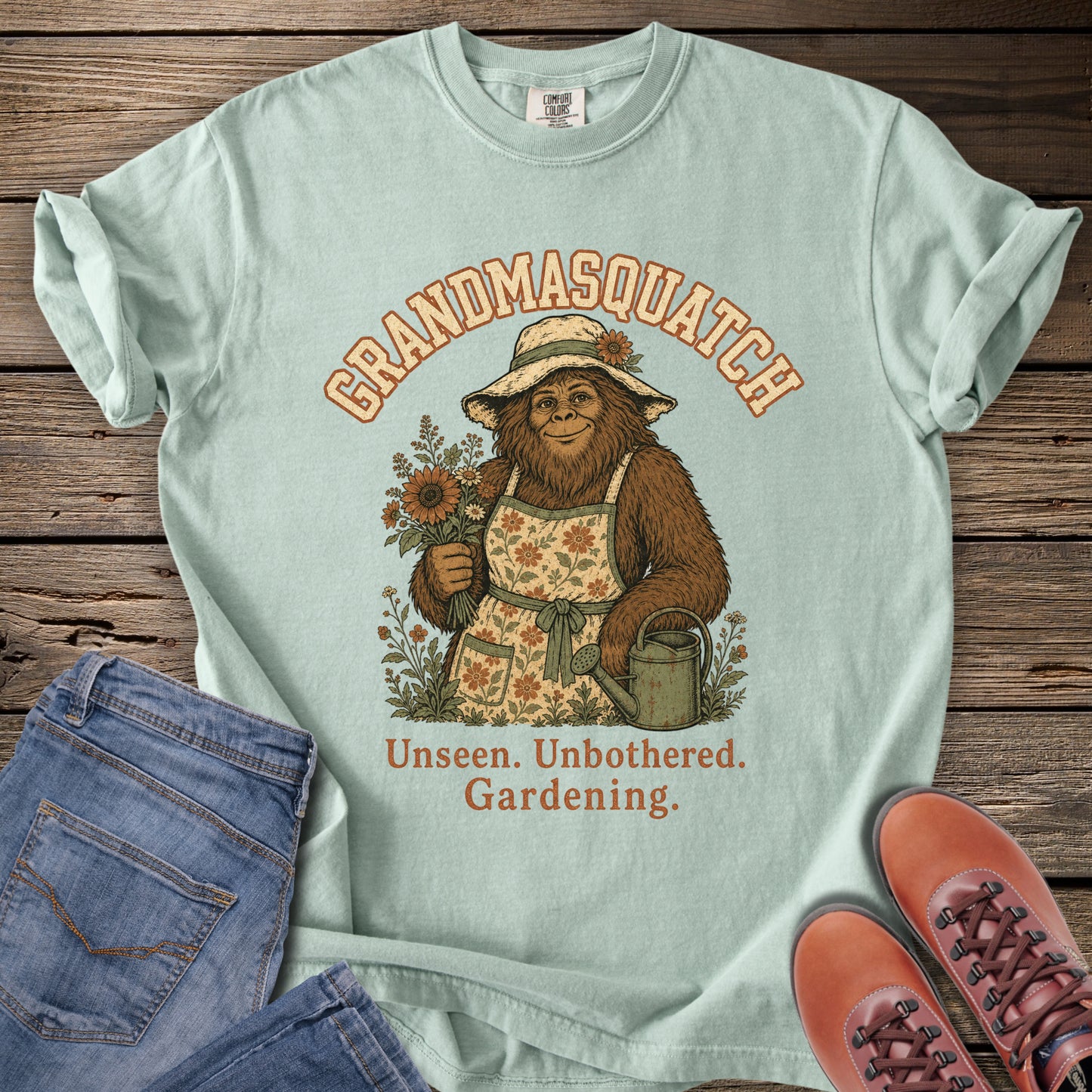 Grandmasquatch Gardening T-Shirt