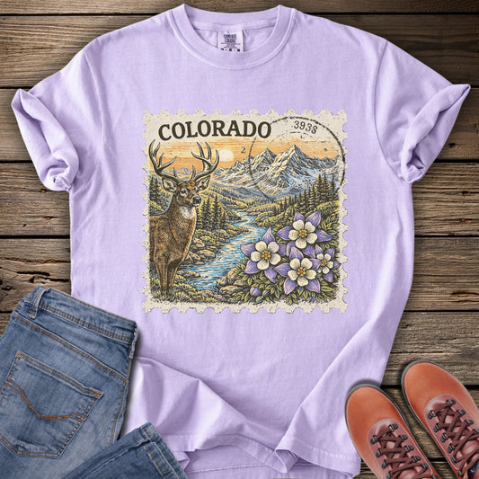 Colorado Scenic Stamp T-Shirt