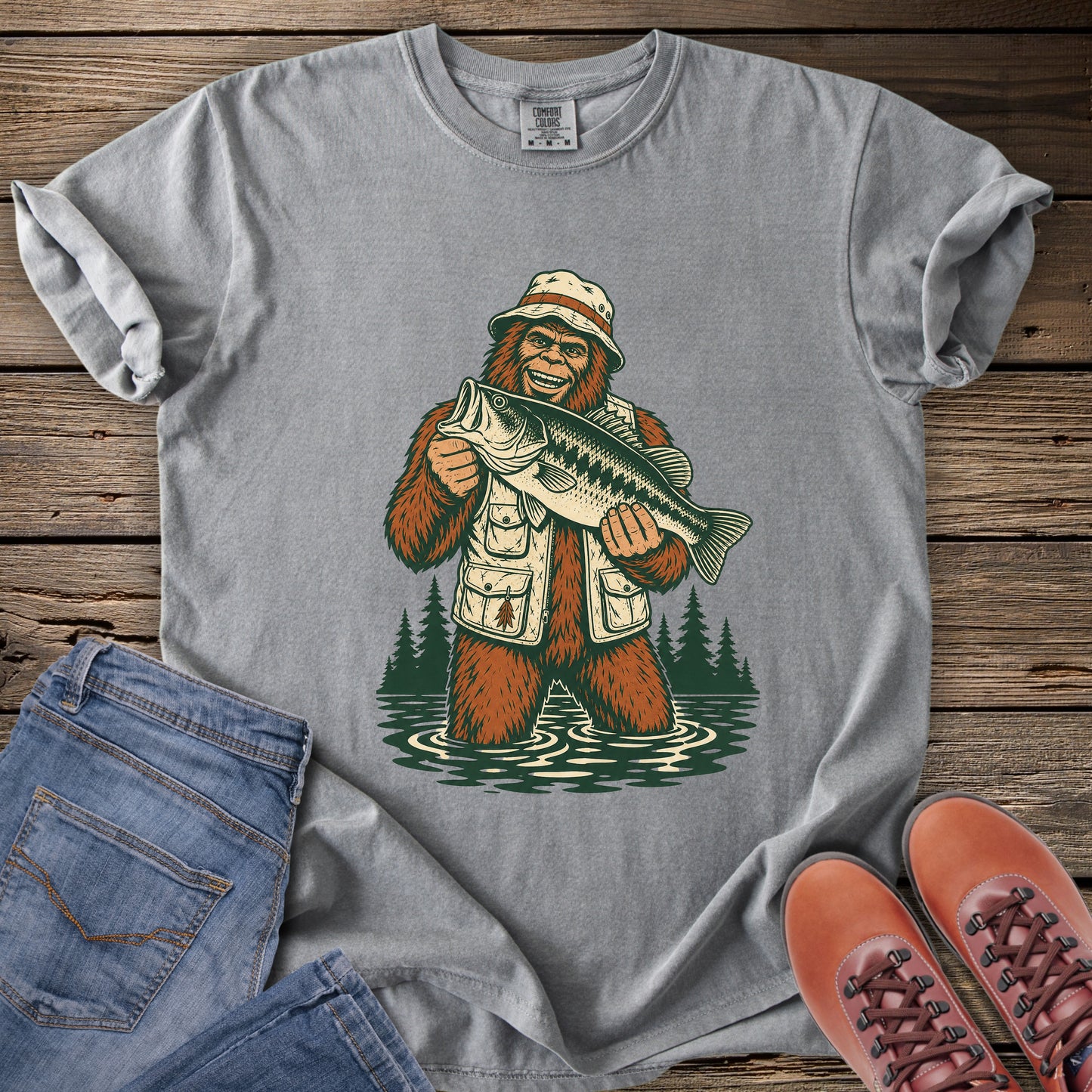 Squatch Fishing T-Shirt