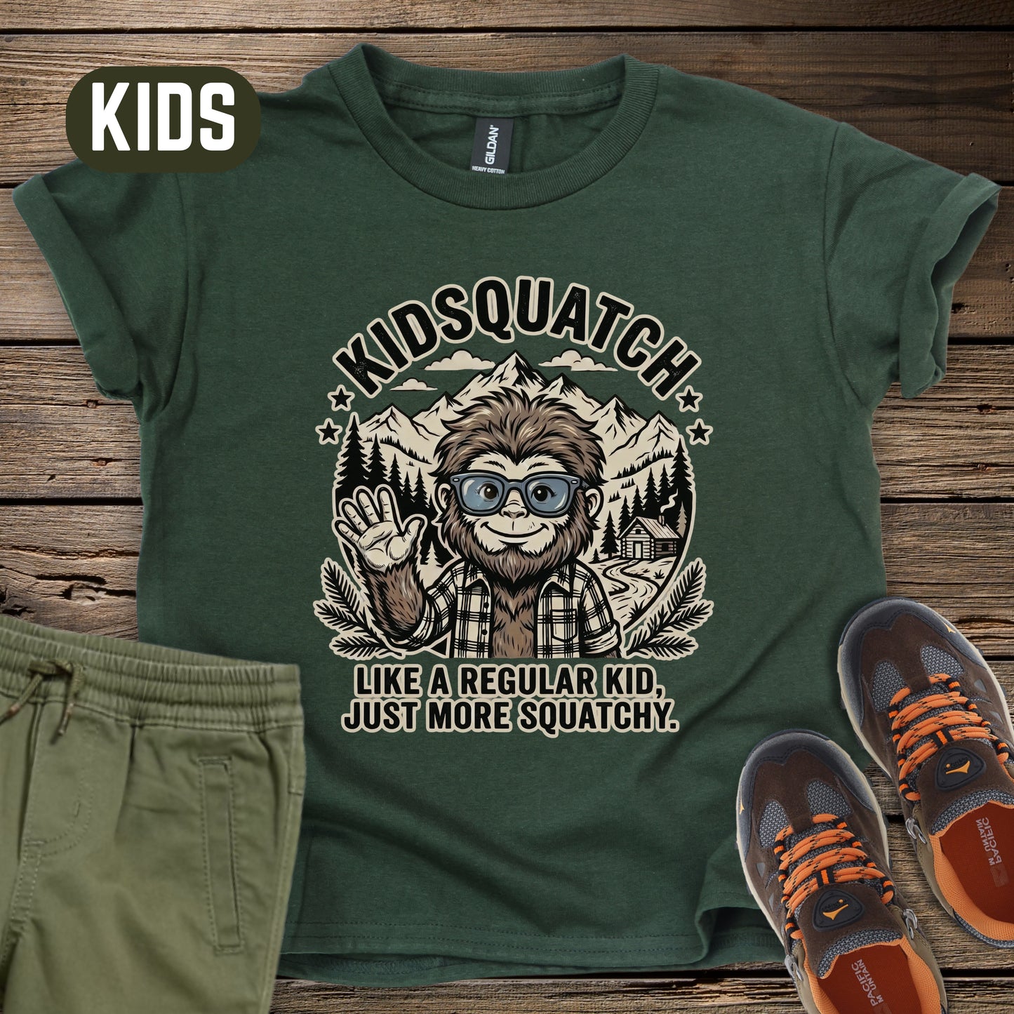 Kidsquatch T‑Shirt
