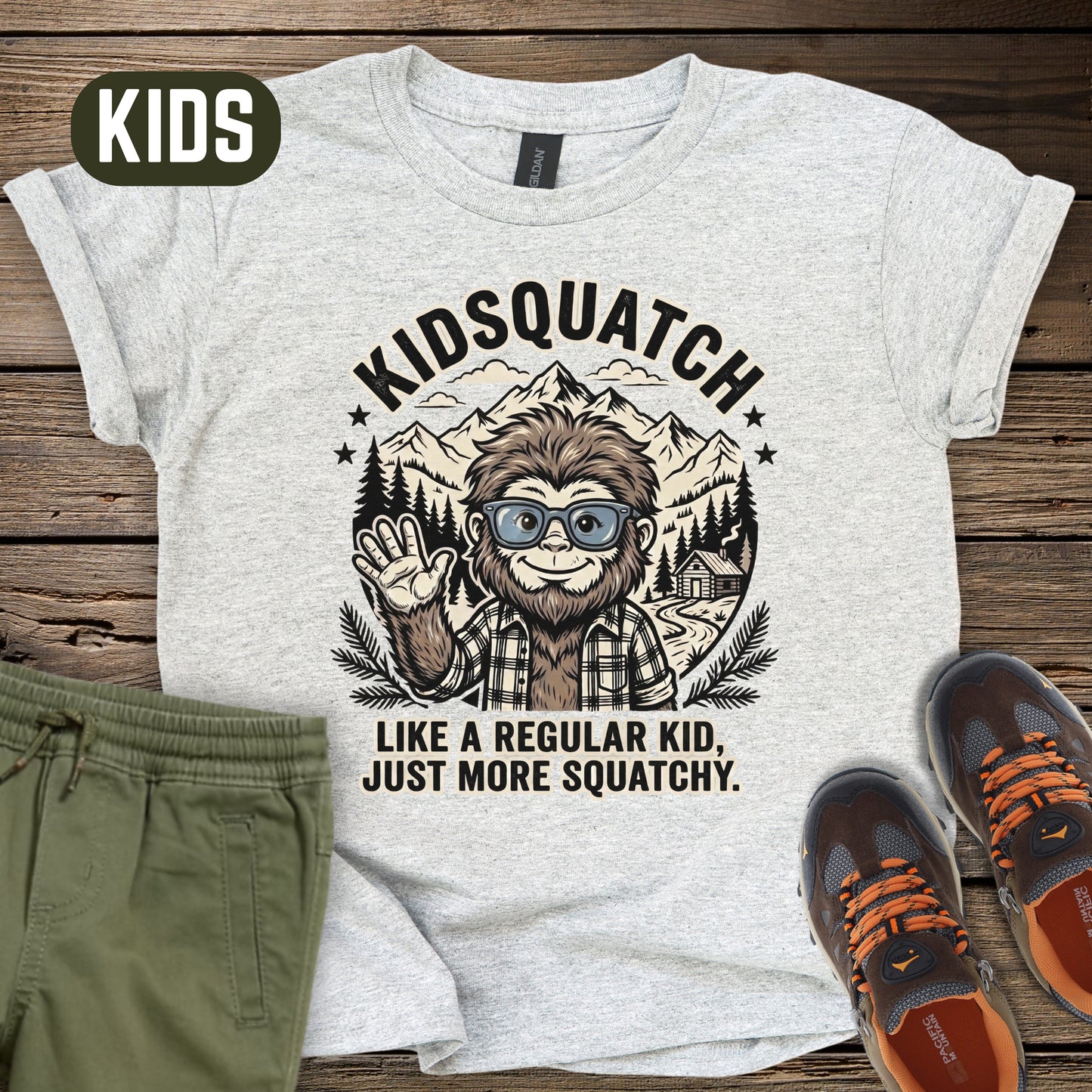 Kidsquatch T‑Shirt