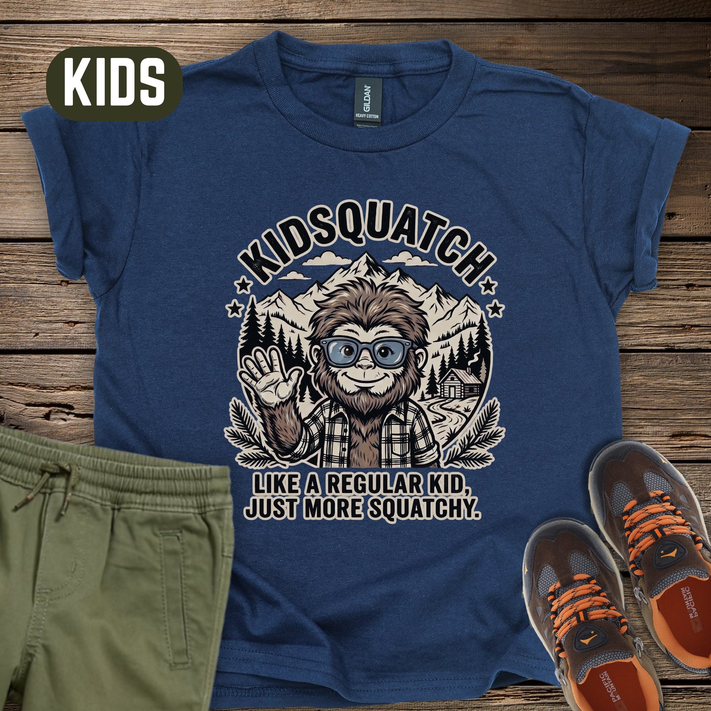 Kidsquatch T‑Shirt