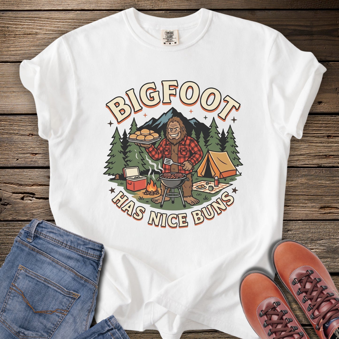 Bigfoot Has Nice Buns T-Shirt