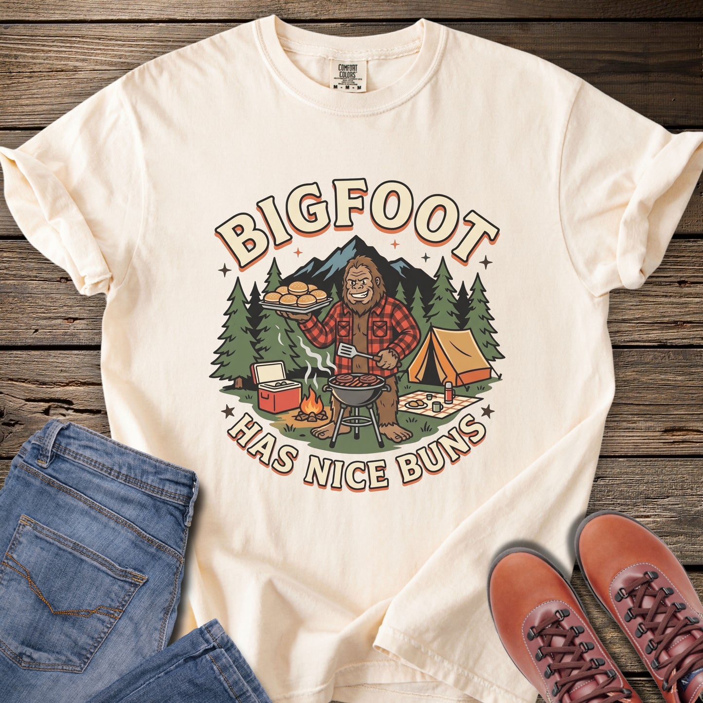 Bigfoot Has Nice Buns T-Shirt