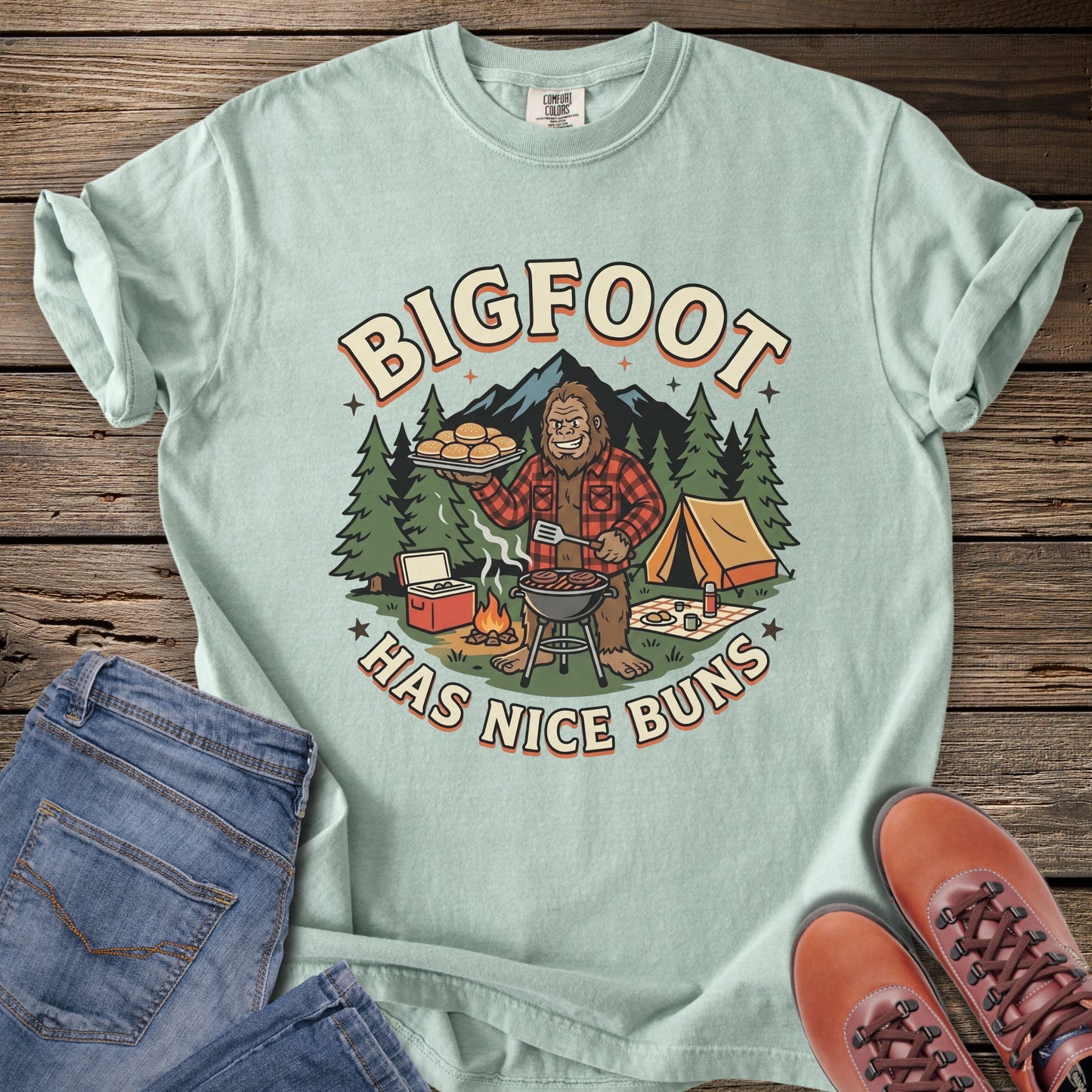 Bigfoot Has Nice Buns T-Shirt