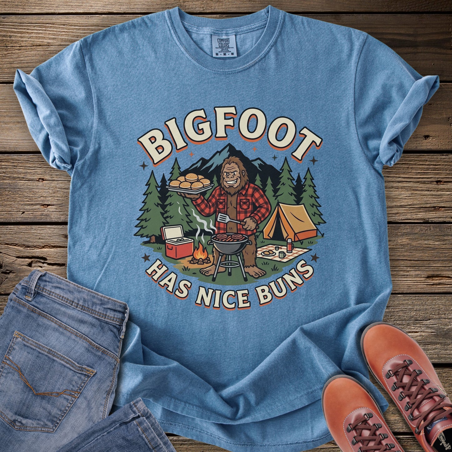 Bigfoot Has Nice Buns T-Shirt
