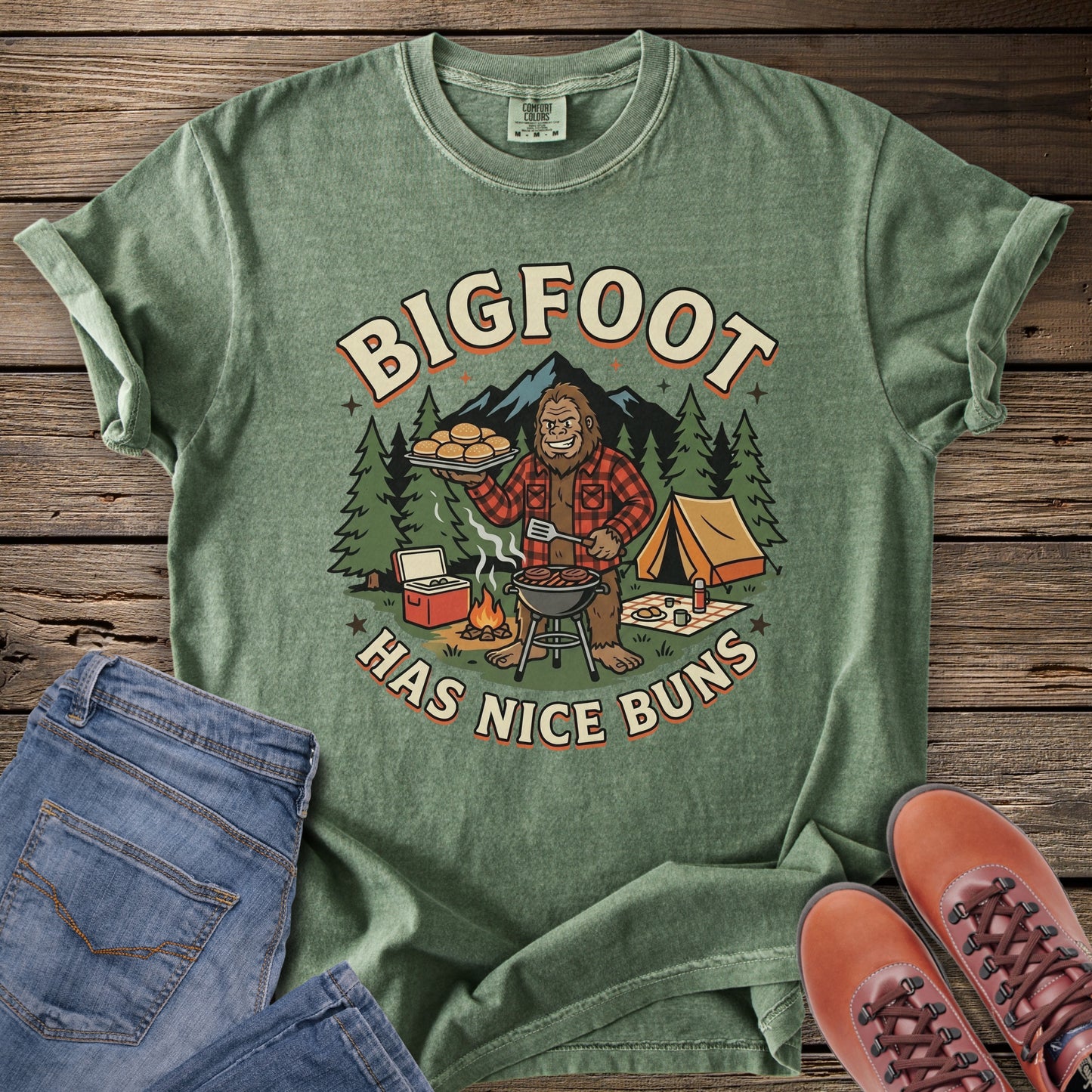 Bigfoot Has Nice Buns T-Shirt