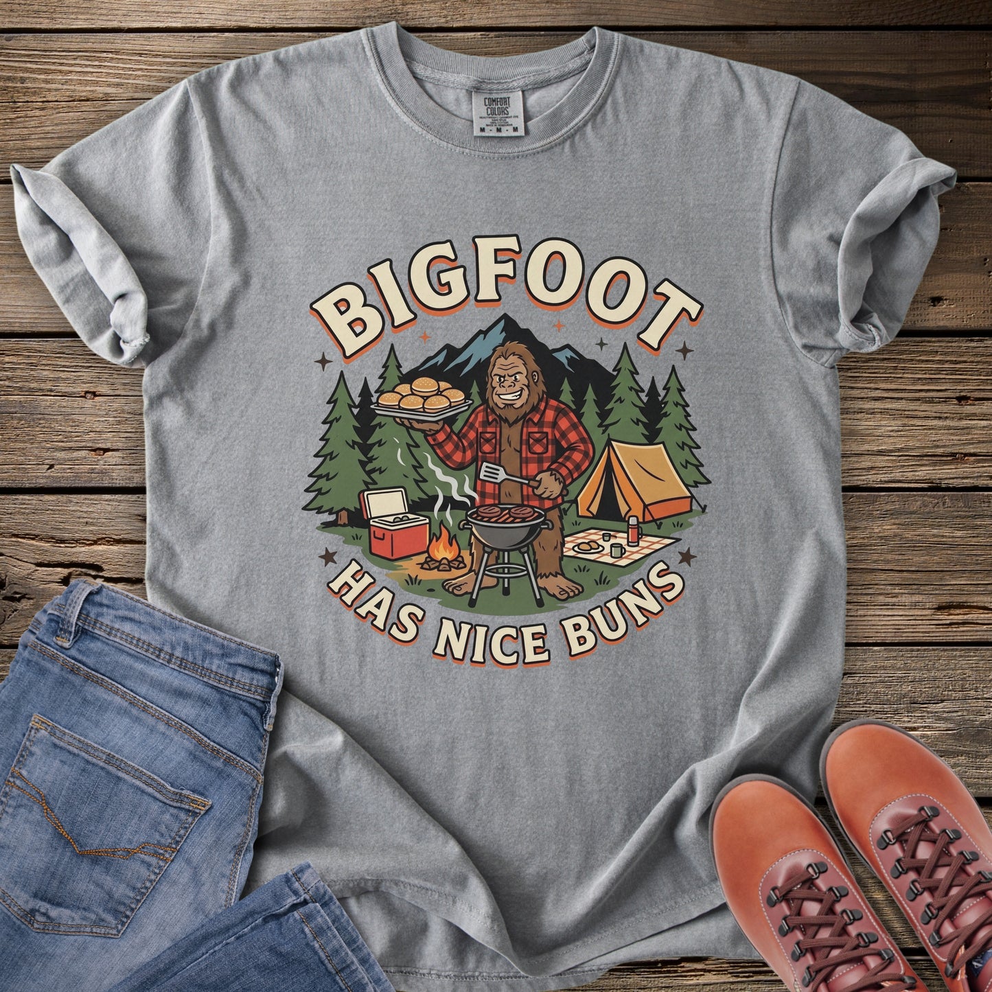 Bigfoot Has Nice Buns T-Shirt