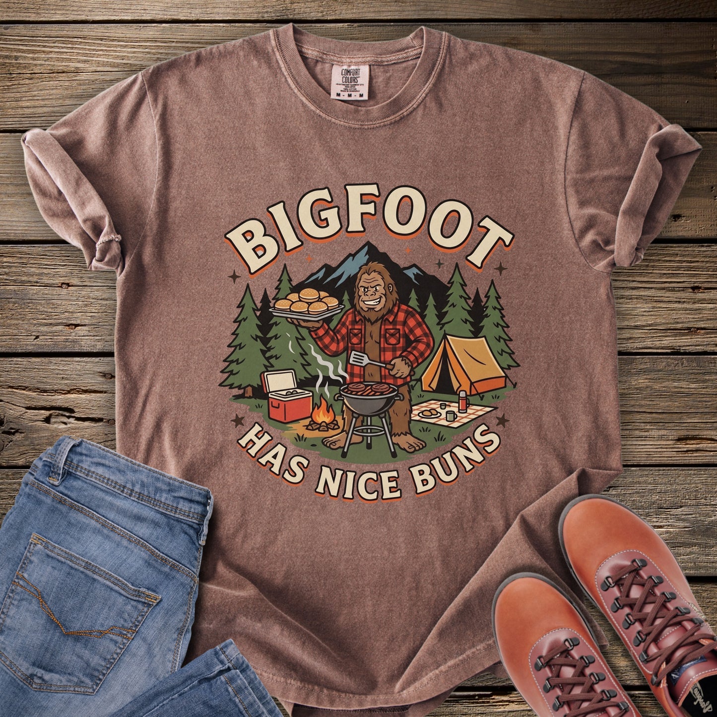 Bigfoot Has Nice Buns T-Shirt
