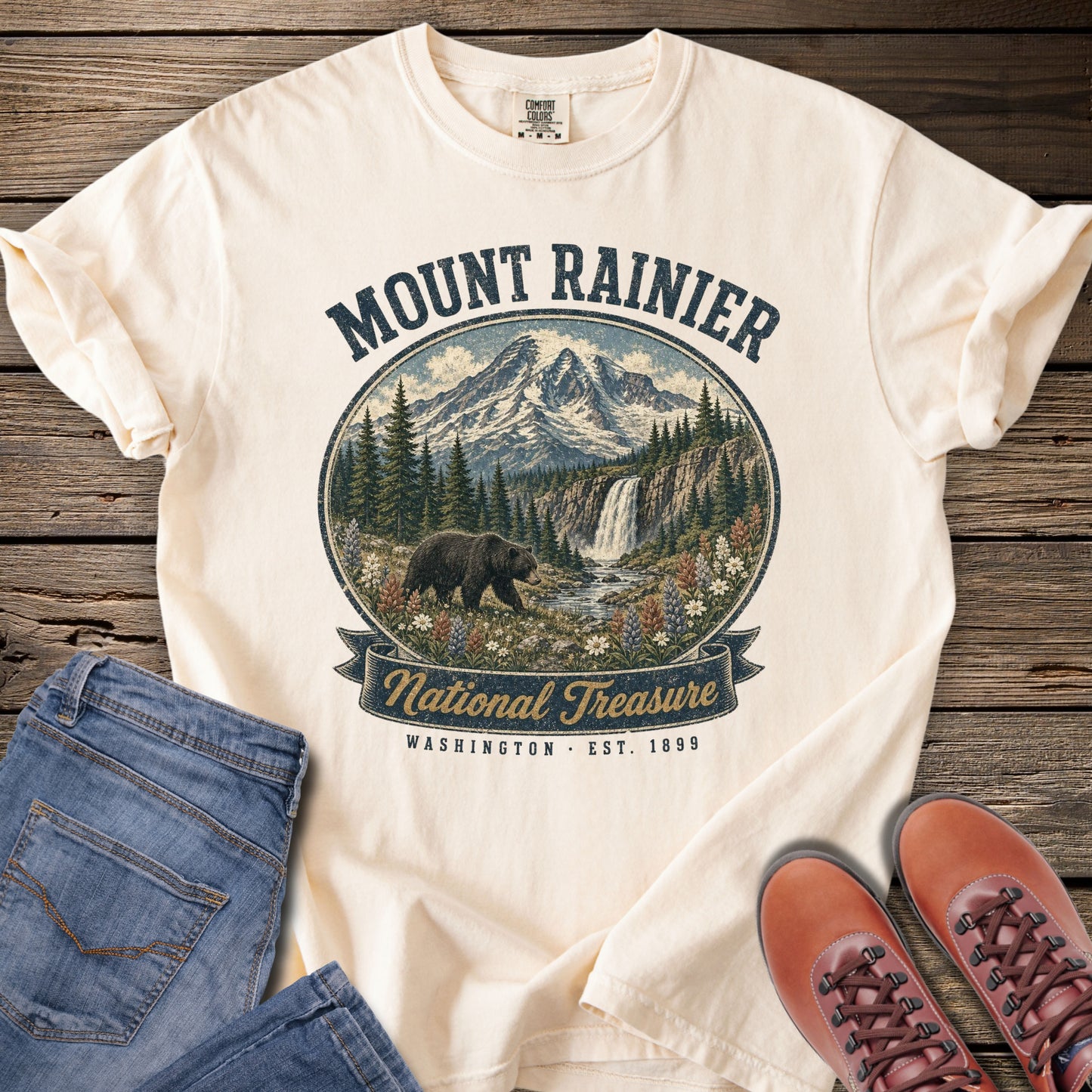 Mount Rainier National Treasure T-Shirt