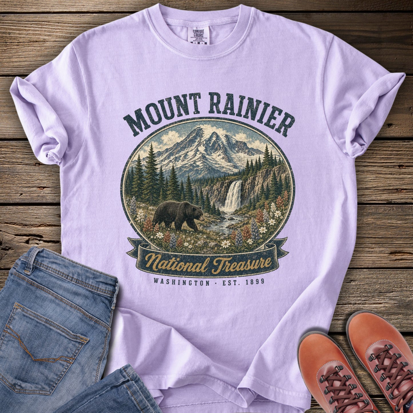 Mount Rainier National Treasure T-Shirt
