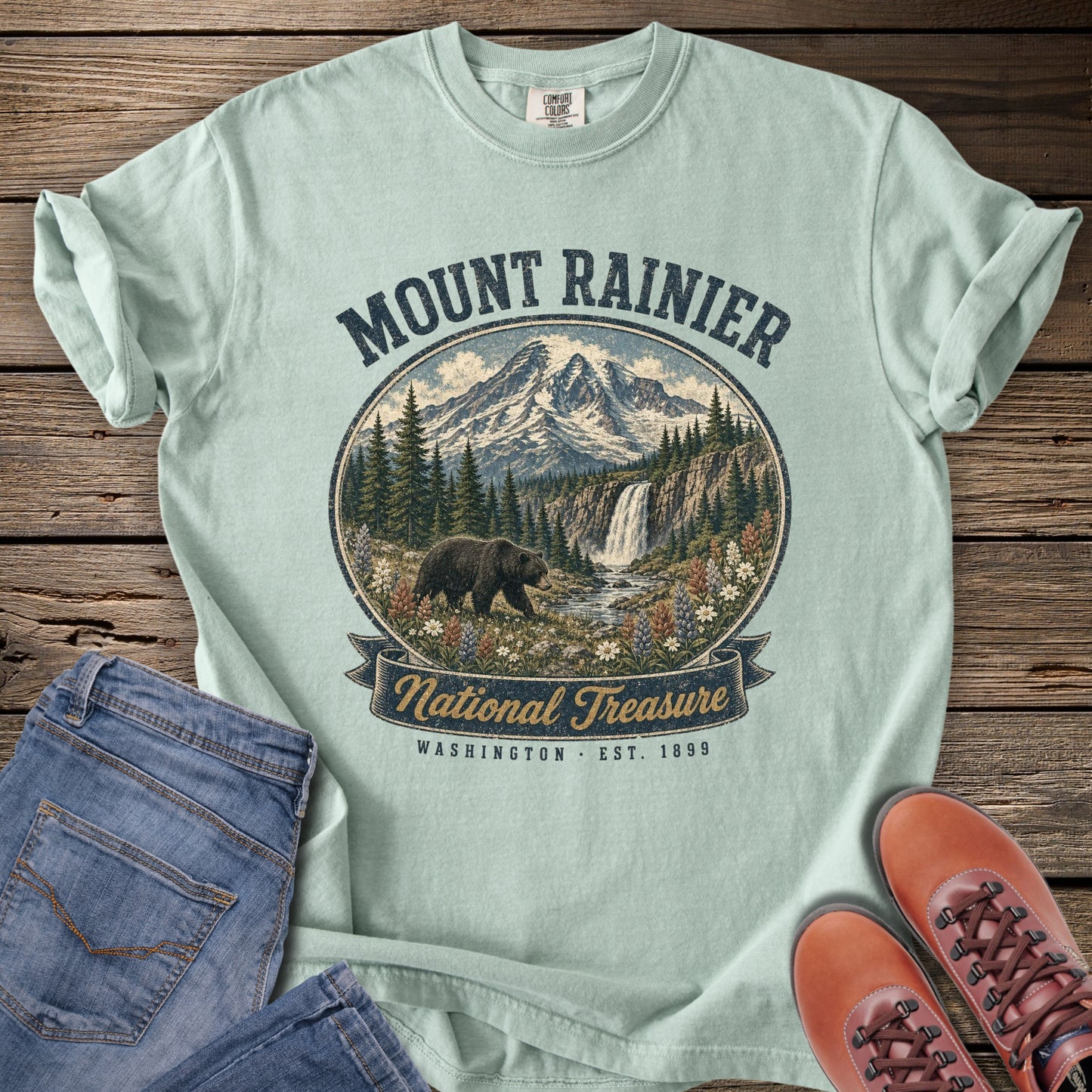 Mount Rainier National Treasure T-Shirt