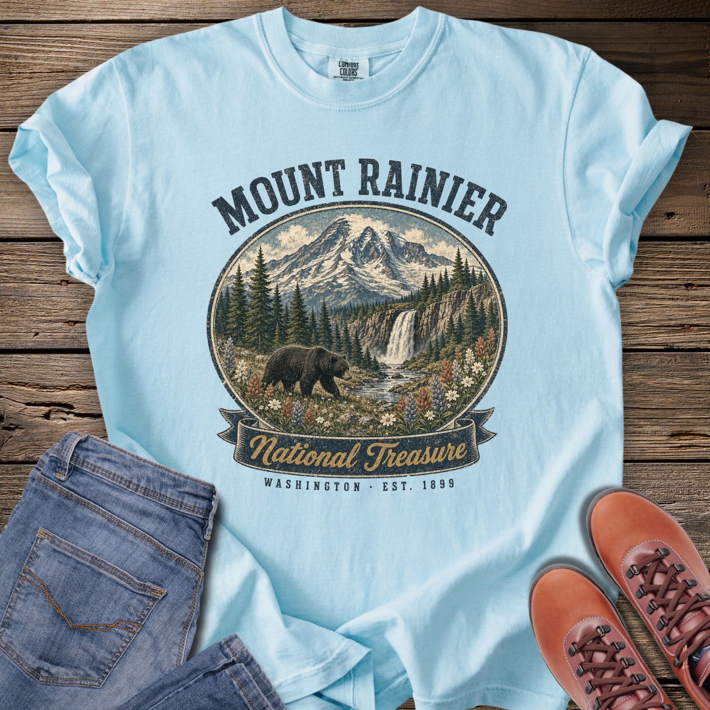 Mount Rainier National Treasure T-Shirt
