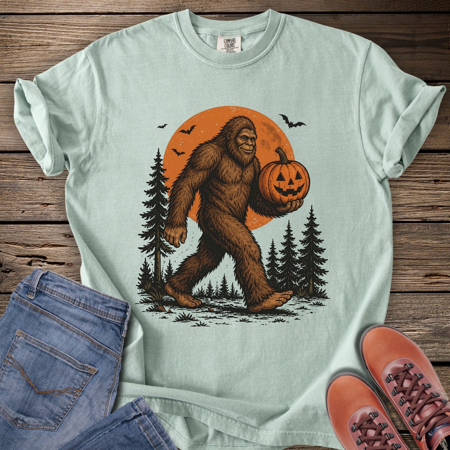 Sasquatching Through Spooky Season T-Shirt