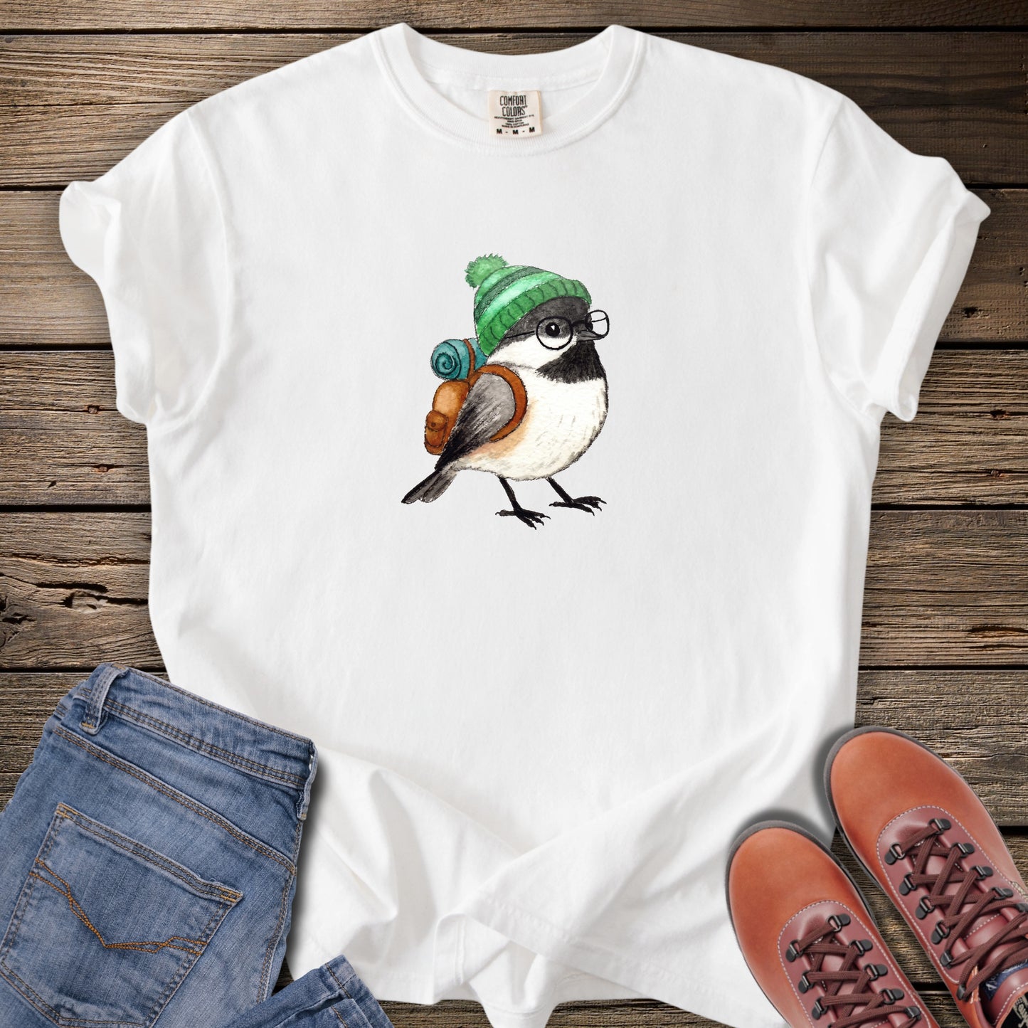 Hiking Chickadee T-Shirt