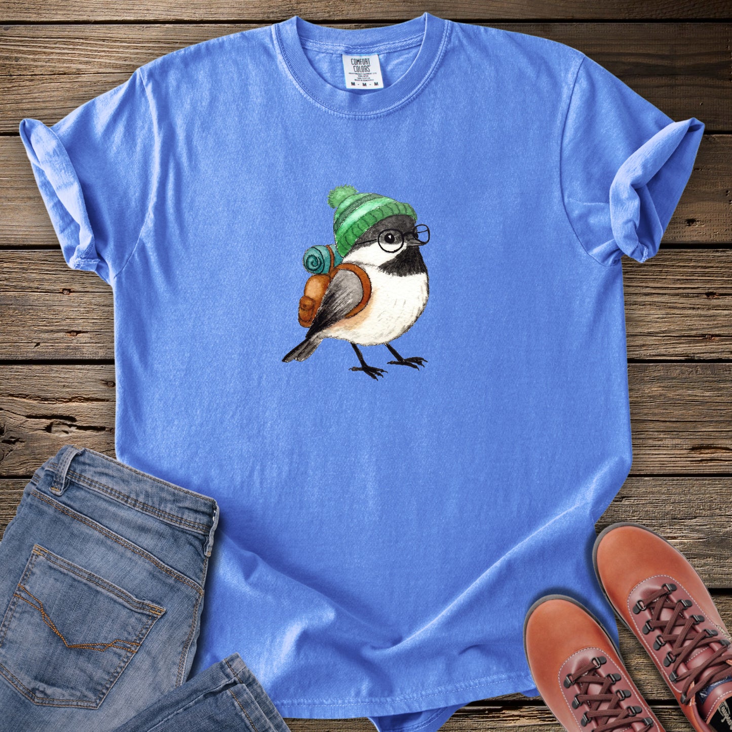 Hiking Chickadee T-Shirt