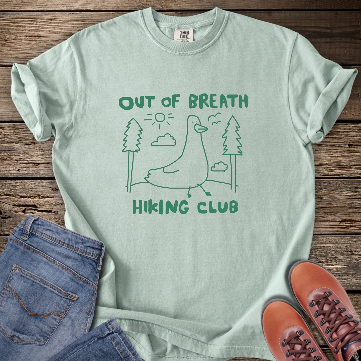 Out of Breath Hiking Club T-Shirt