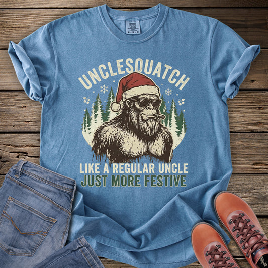 Unclesquatch Christmas T-Shirt