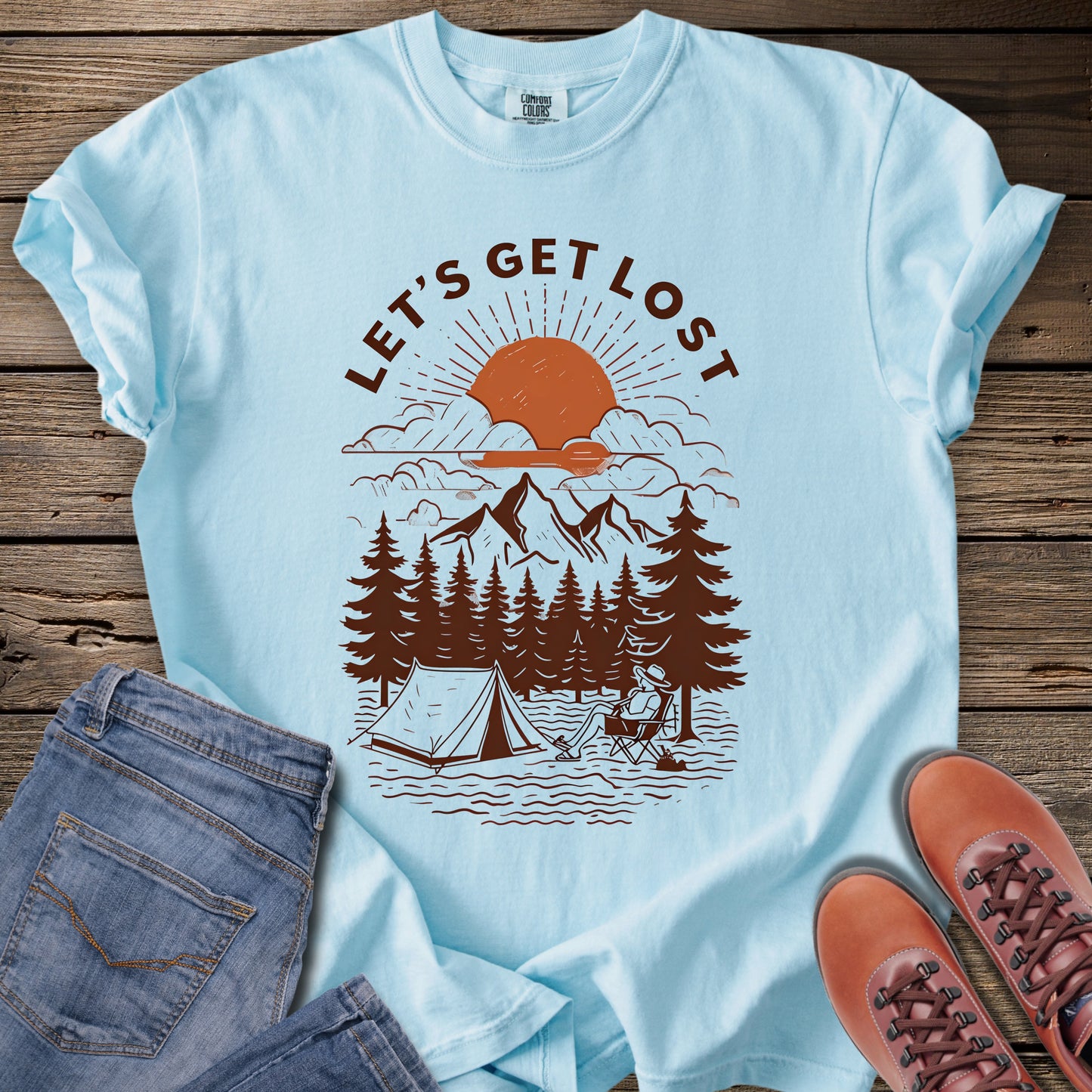 Let's Get Lost Camping T-Shirt