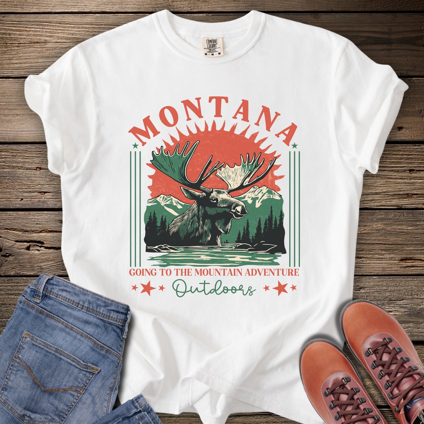 Montana Adventure Moose T-Shirt