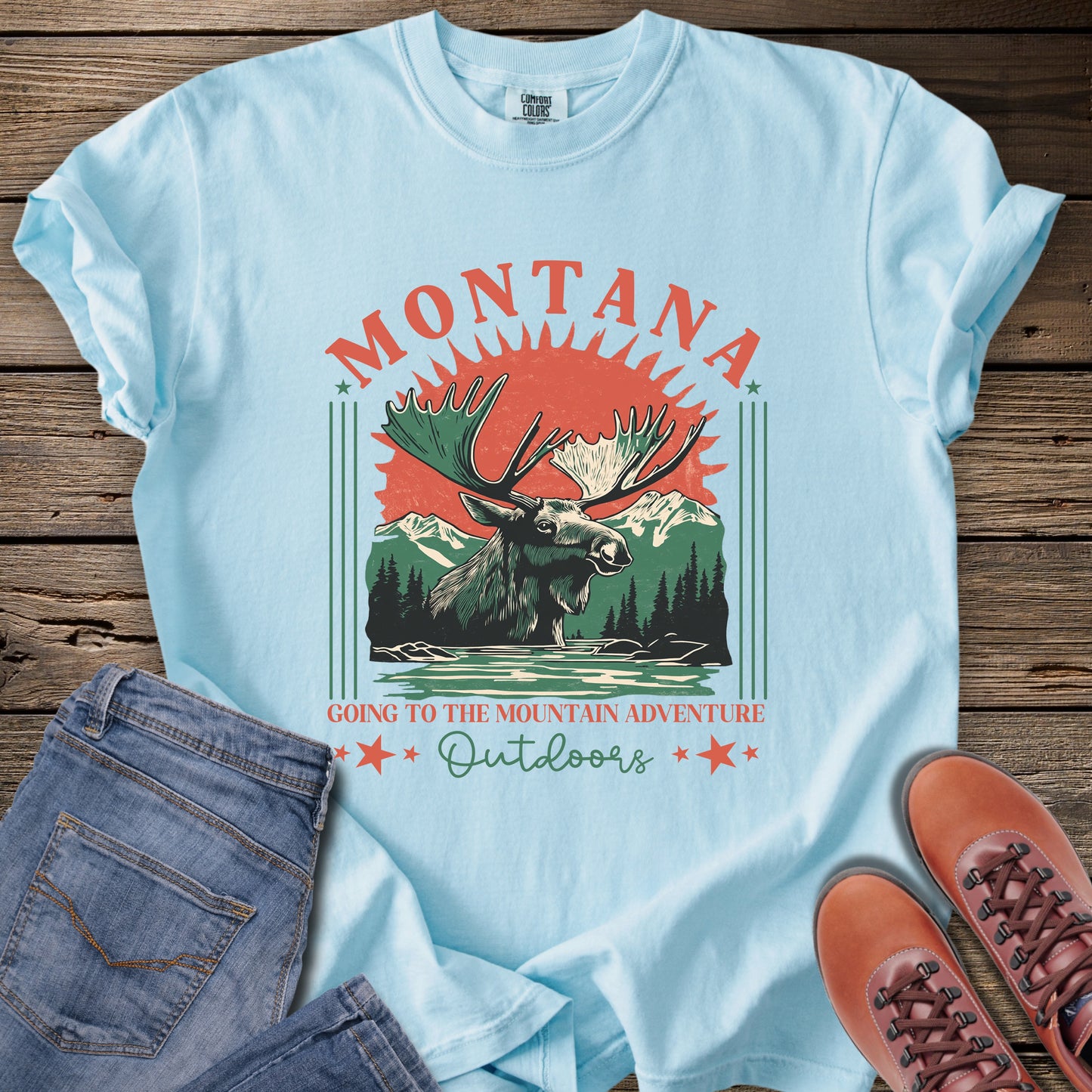 Montana Adventure Moose T-Shirt