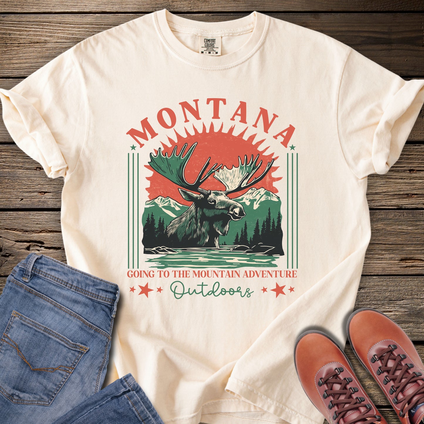 Montana Adventure Moose T-Shirt