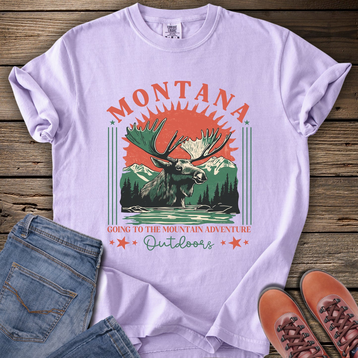 Montana Adventure Moose T-Shirt