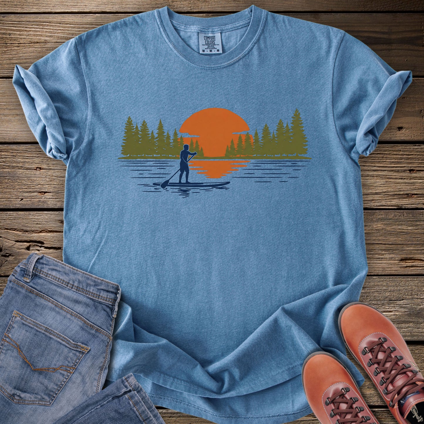 Paddleboard Sunset T-Shirt