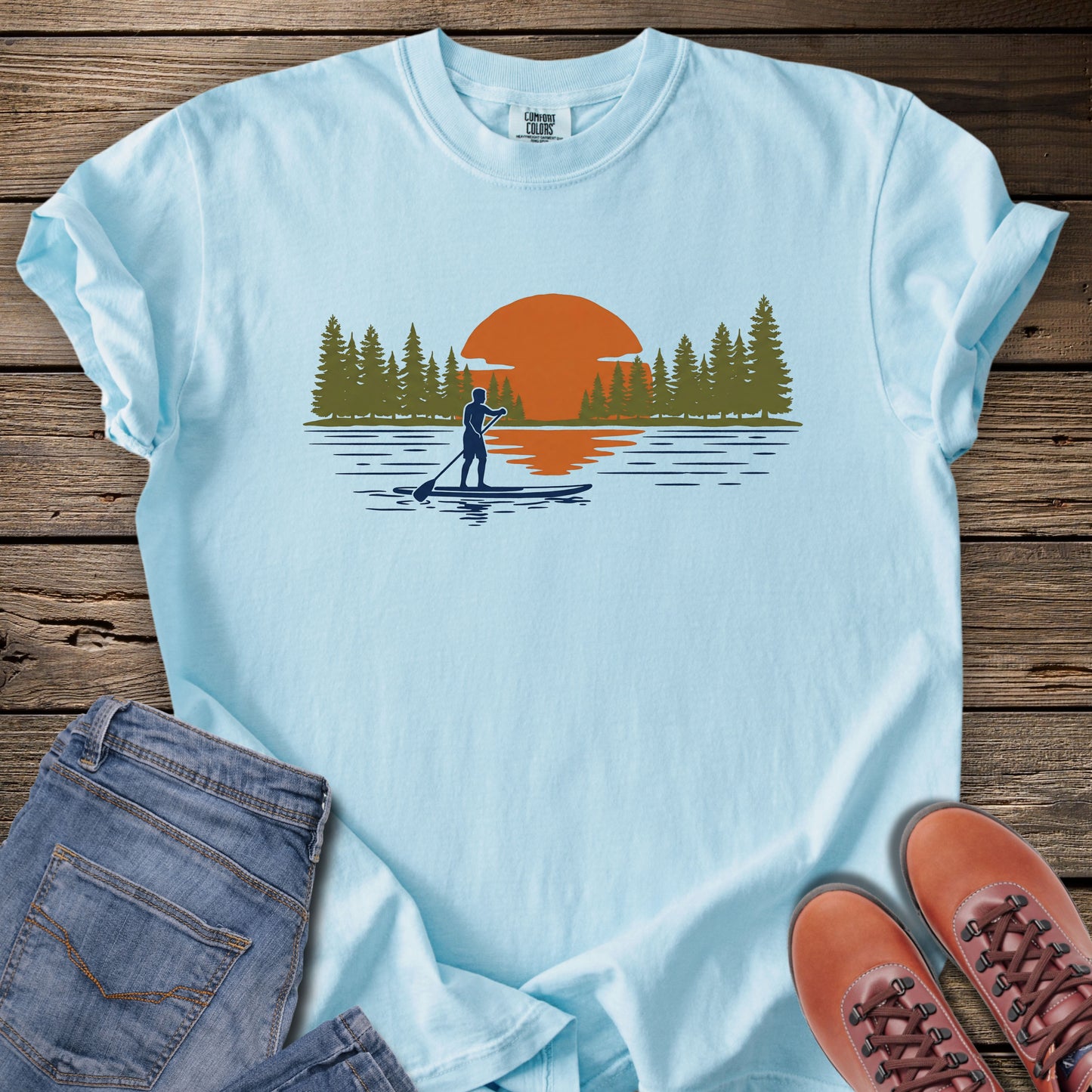 Paddleboard Sunset T-Shirt