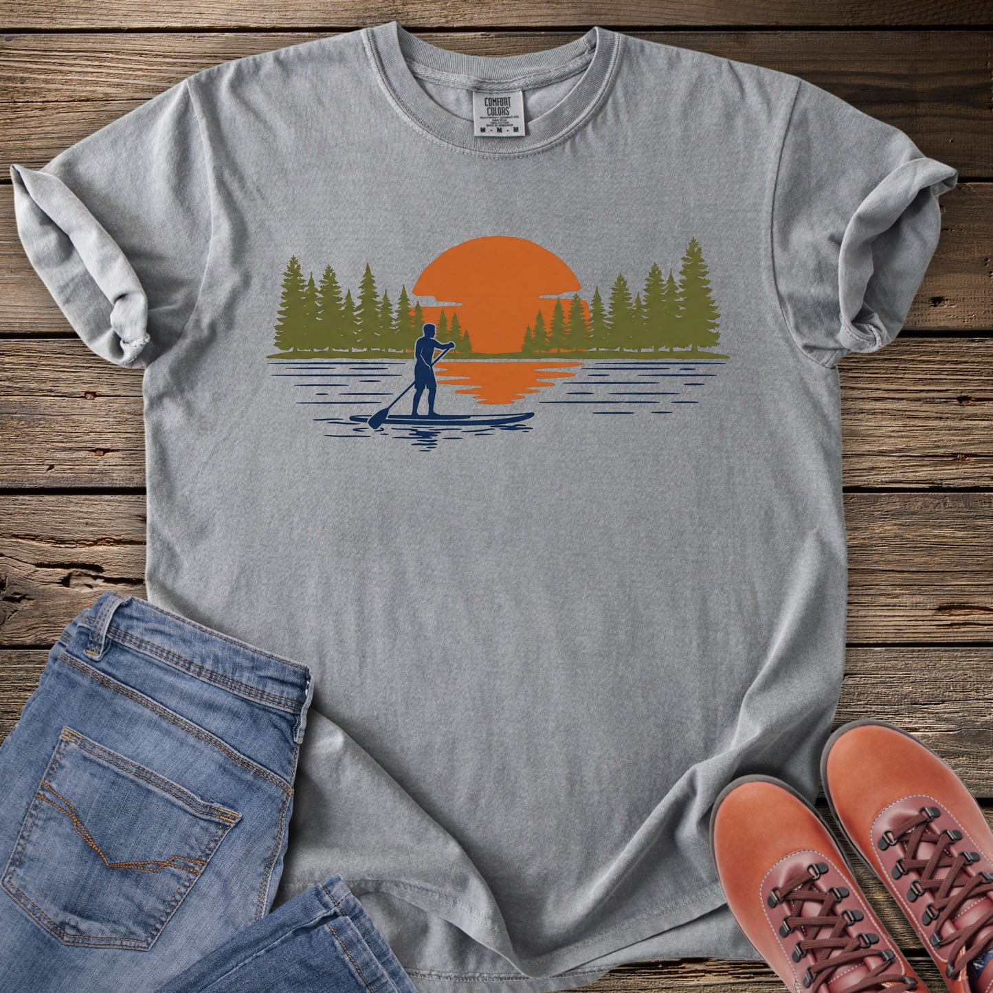 Paddleboard Sunset T-Shirt